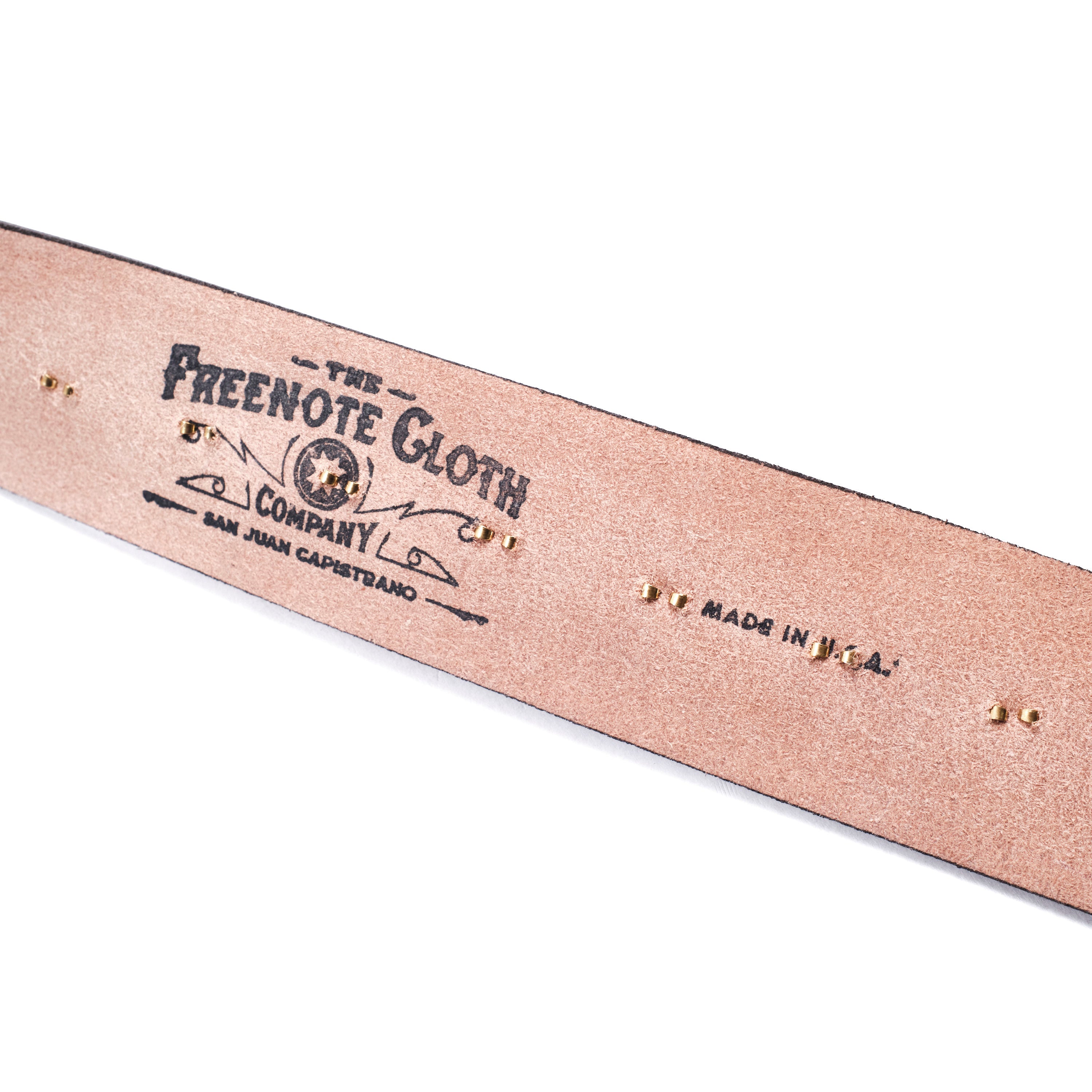 Codina Leather - Serpetine Spotted Garrison Belt Black