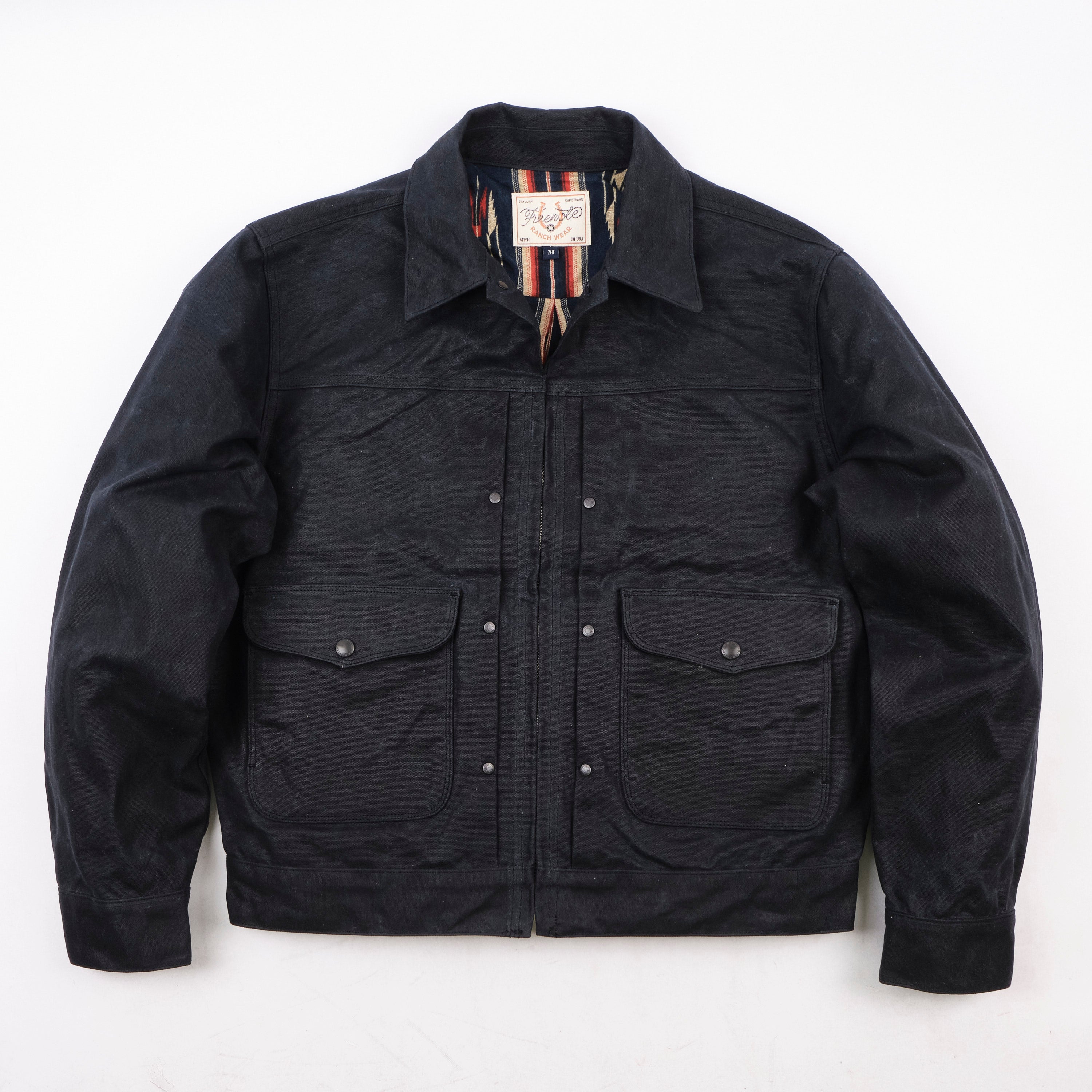 Faro Black Heavy Waxed Canvas Navy Southwest
