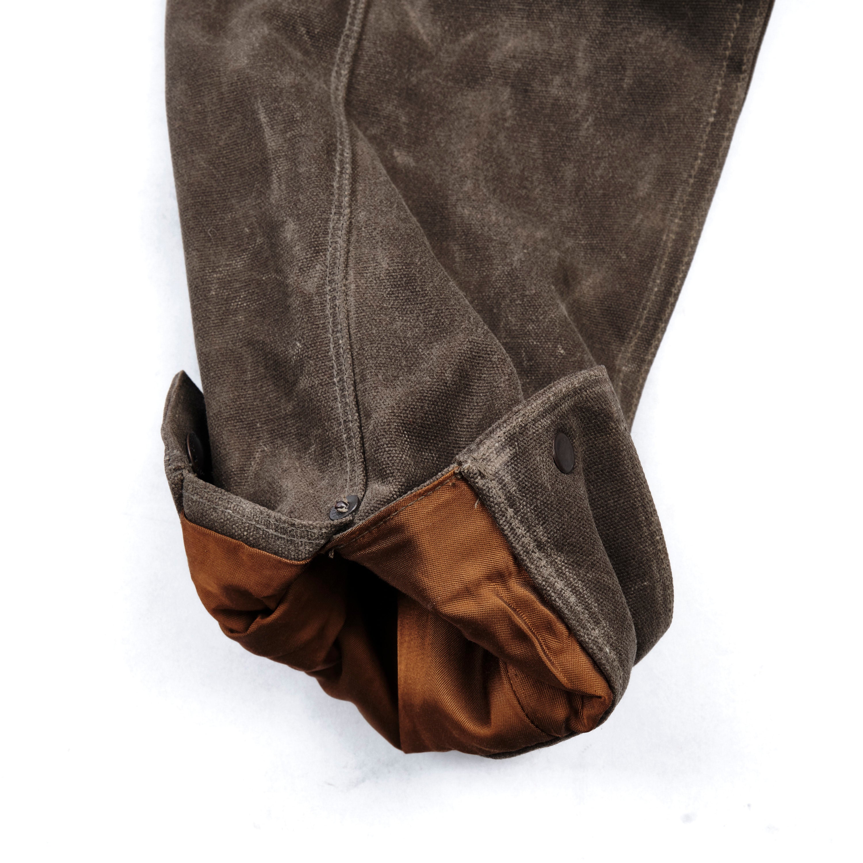 Faro Tobacco Heavy Waxed Canvas Red Plaid