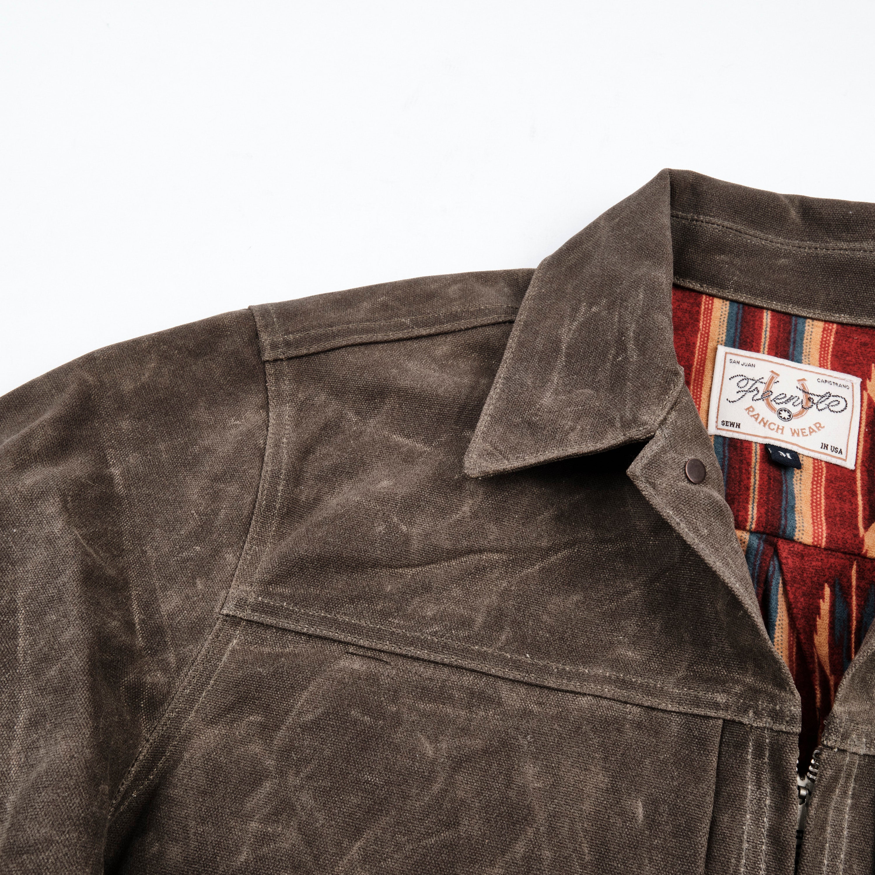 Faro Tobacco Heavy Waxed Canvas Red Southwest