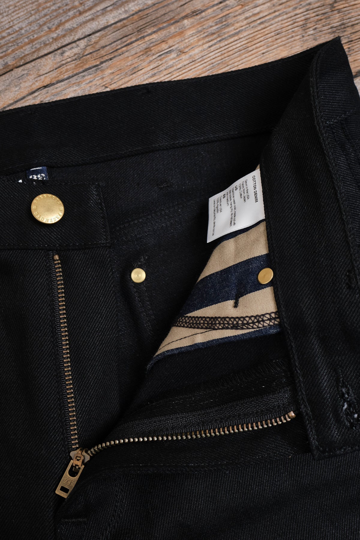 Wilkes Riders Cut 15.75 Ounce Black Denim
