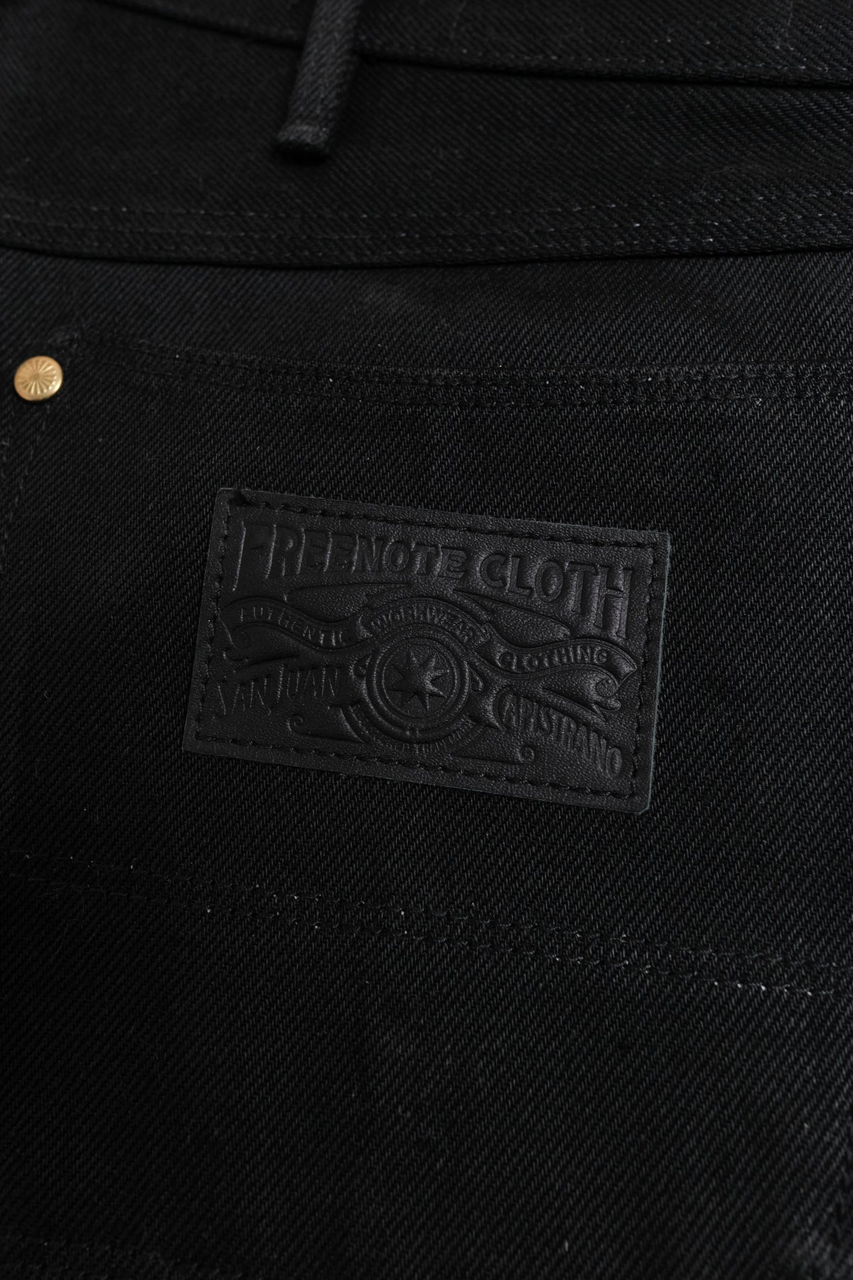 Wilkes Riders Cut 15.75 Ounce Black Denim