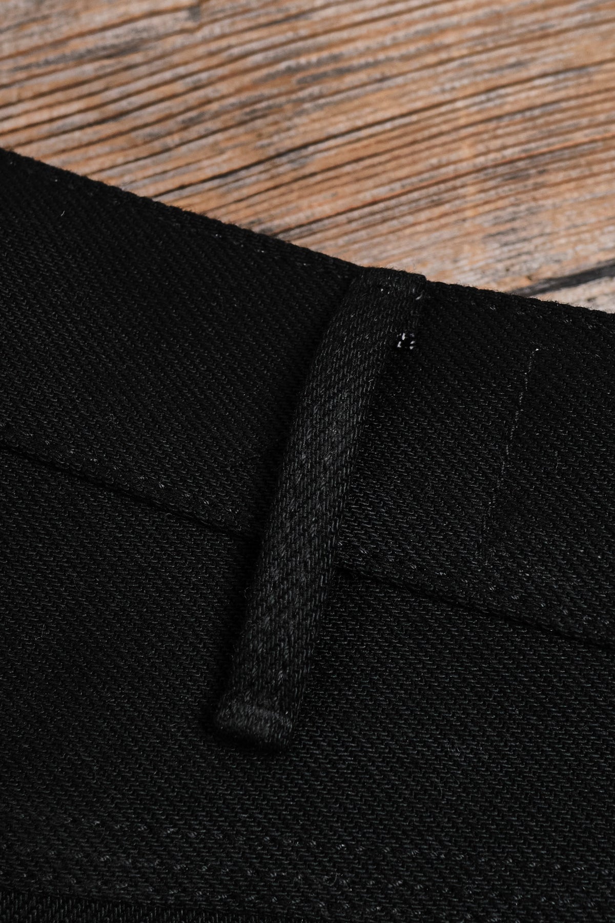 Wilkes Riders Cut 15.75 Ounce Black Denim