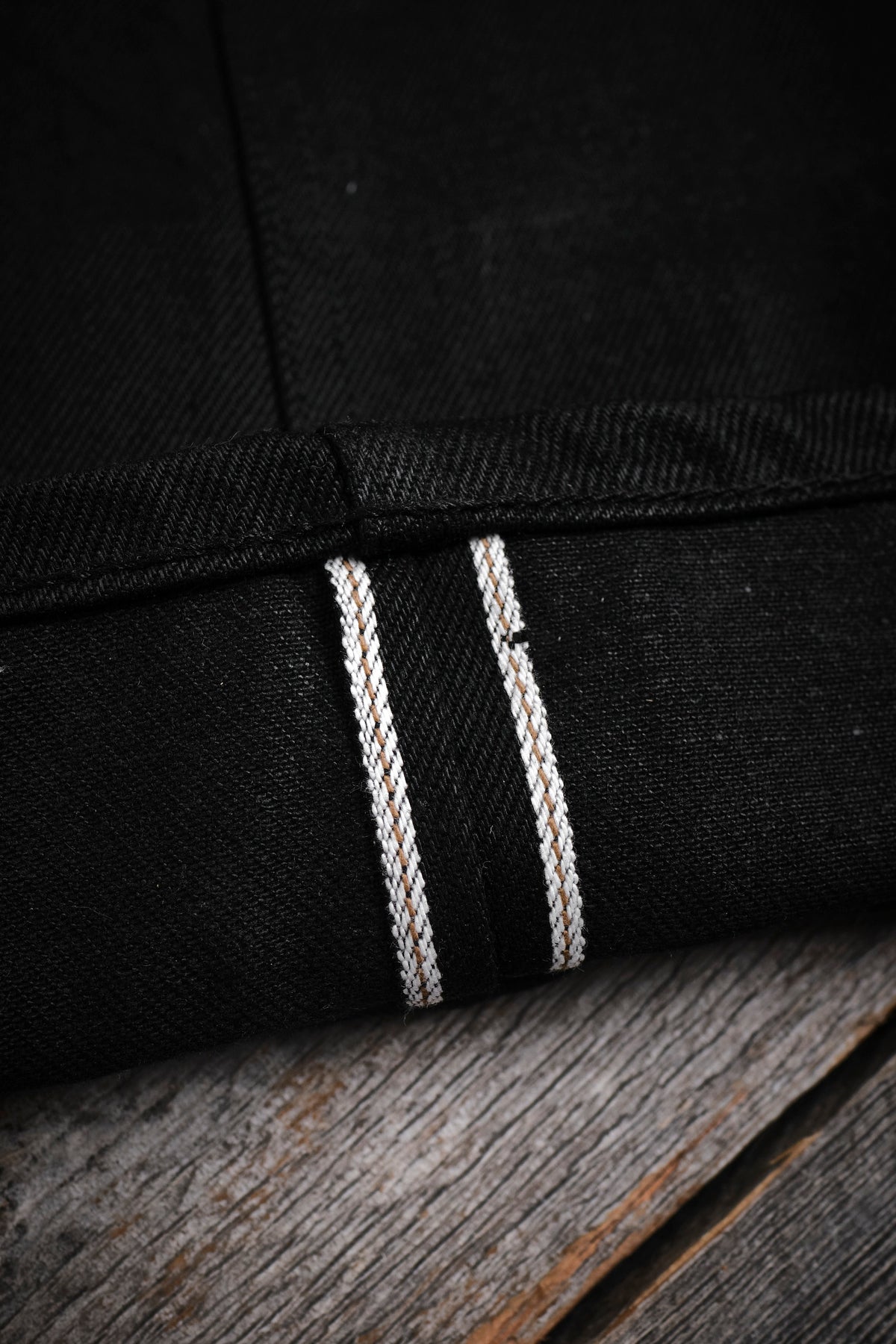 Wilkes Riders Cut 15.75 Ounce Black Denim