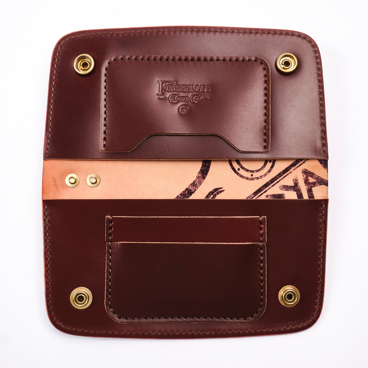 GOLDEN AGE SUPPLY CO. - MARYAM SHELL CORDOVAN RUGGINE - TRUCKER WALLET