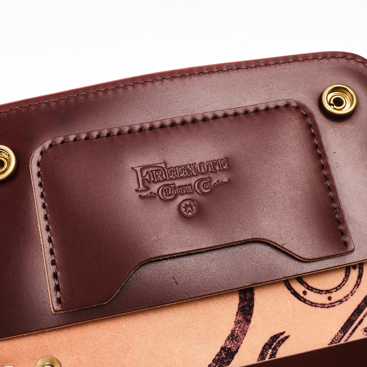 GOLDEN AGE SUPPLY CO. - MARYAM SHELL CORDOVAN RUGGINE - TRUCKER WALLET