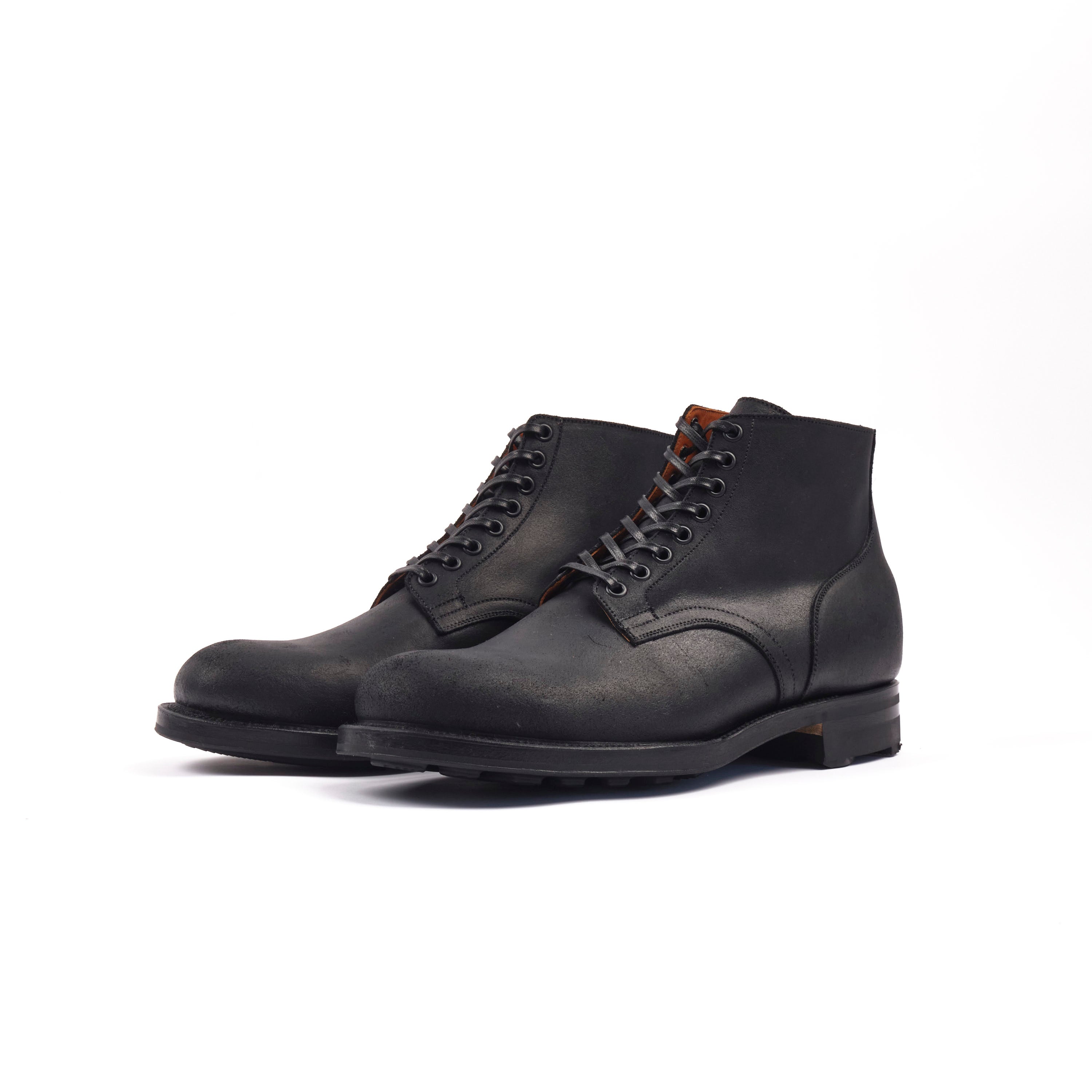 VIBERG SERVICE BOOT - 1035 LAST - BLACK WAXY COMMANDER