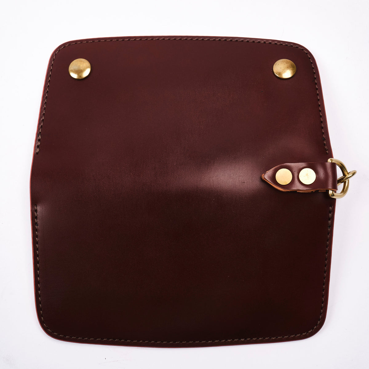 GOLDEN AGE SUPPLY CO. - MARYAM SHELL CORDOVAN RUGGINE - TRUCKER WALLET