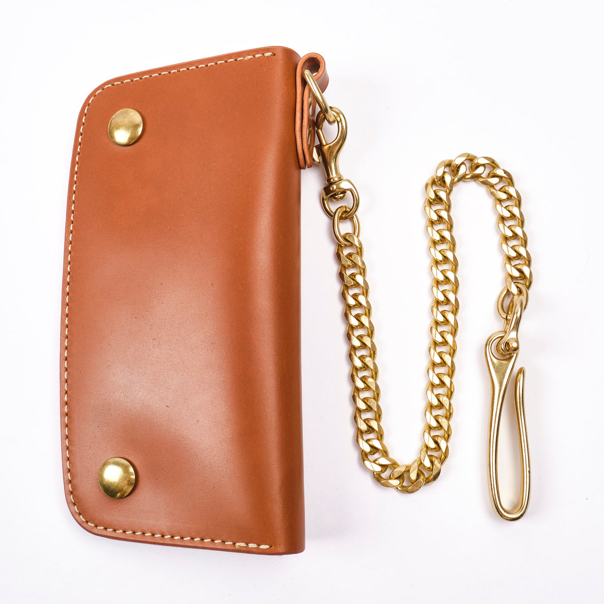 GOLDEN AGE SUPPLY CO. - MARYAM SHELL CORDOVAN NATURAL - TRUCKER WALLET