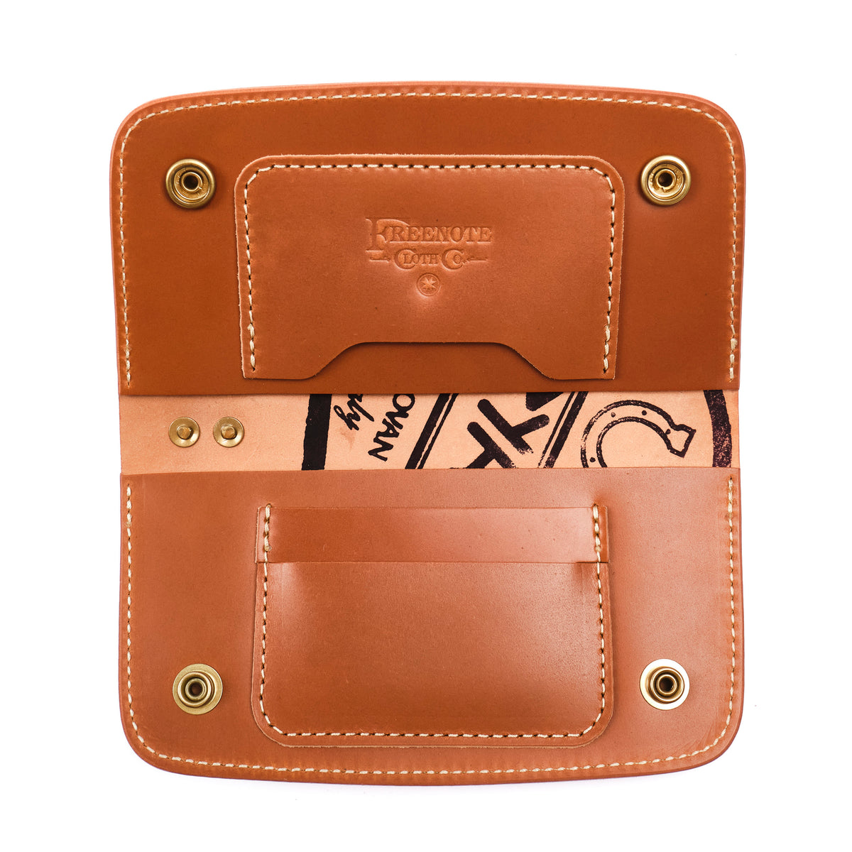 GOLDEN AGE SUPPLY CO. - MARYAM SHELL CORDOVAN NATURAL - TRUCKER WALLET