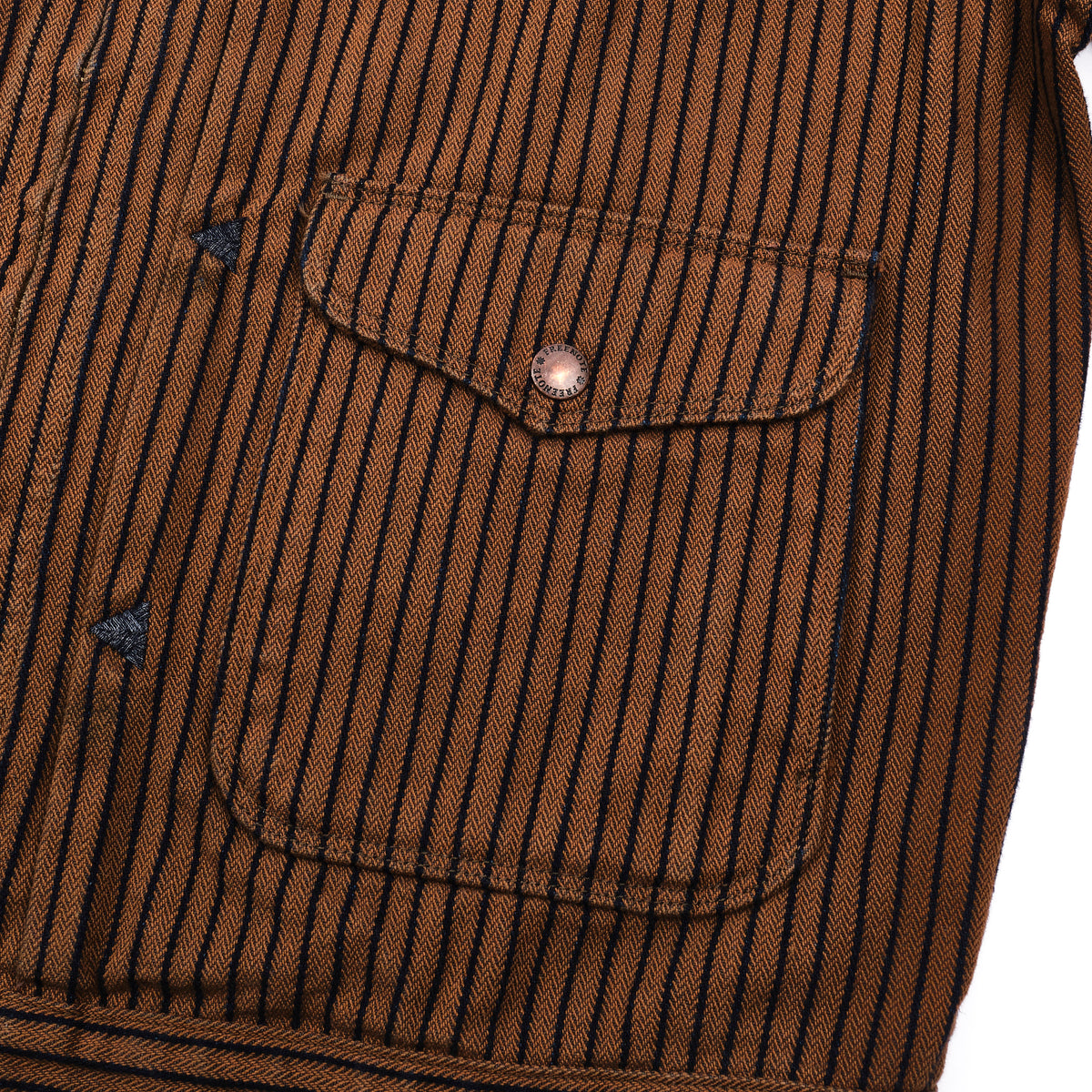 Faro Brown Herringbone Dobby