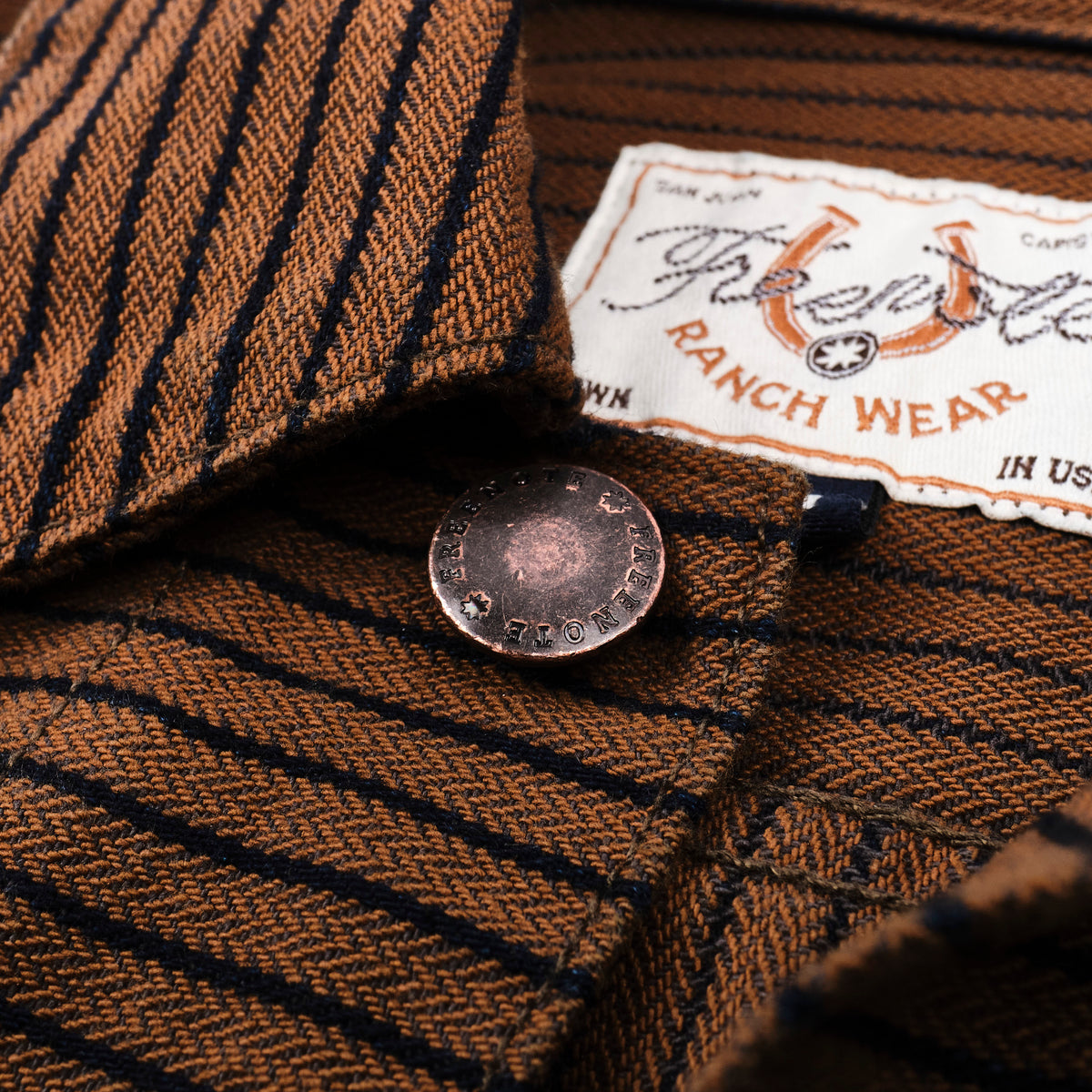 Faro Brown Herringbone Dobby