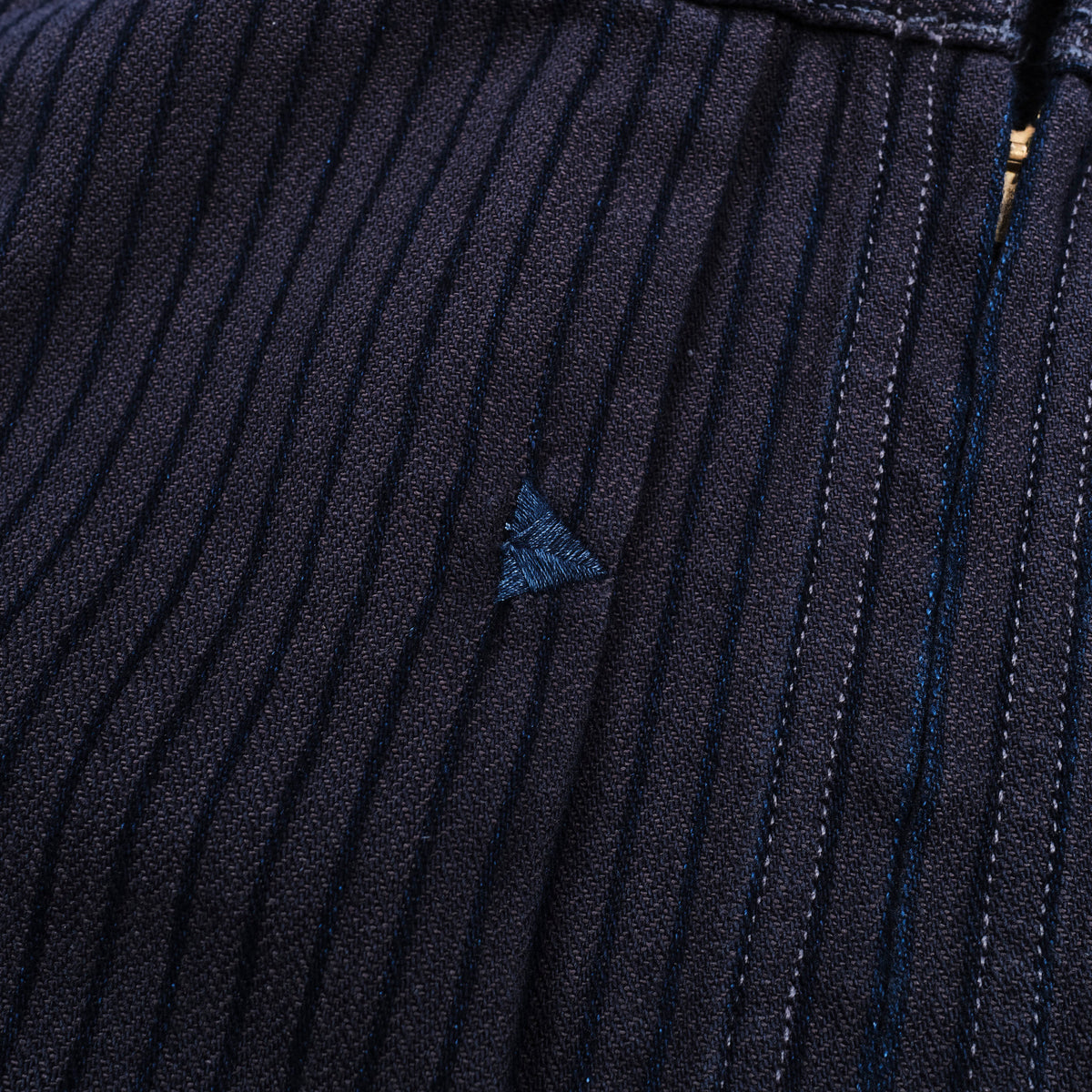 Faro Indigo Herringbone Dobby
