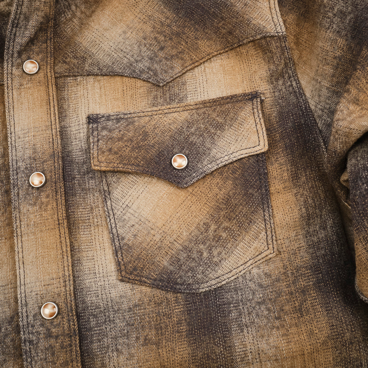 Western Scout Brown Shadow Plaid