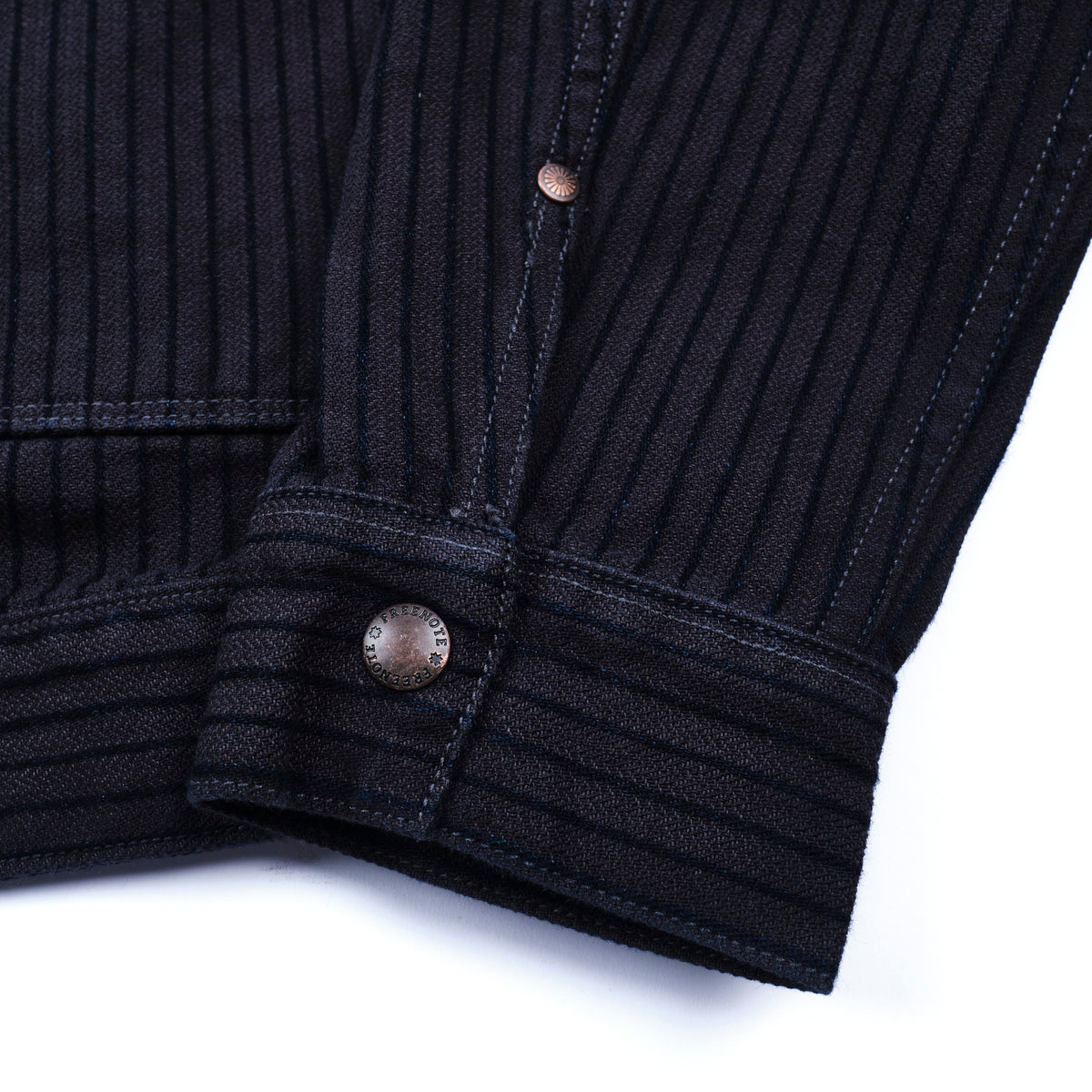 Faro Indigo Herringbone Dobby