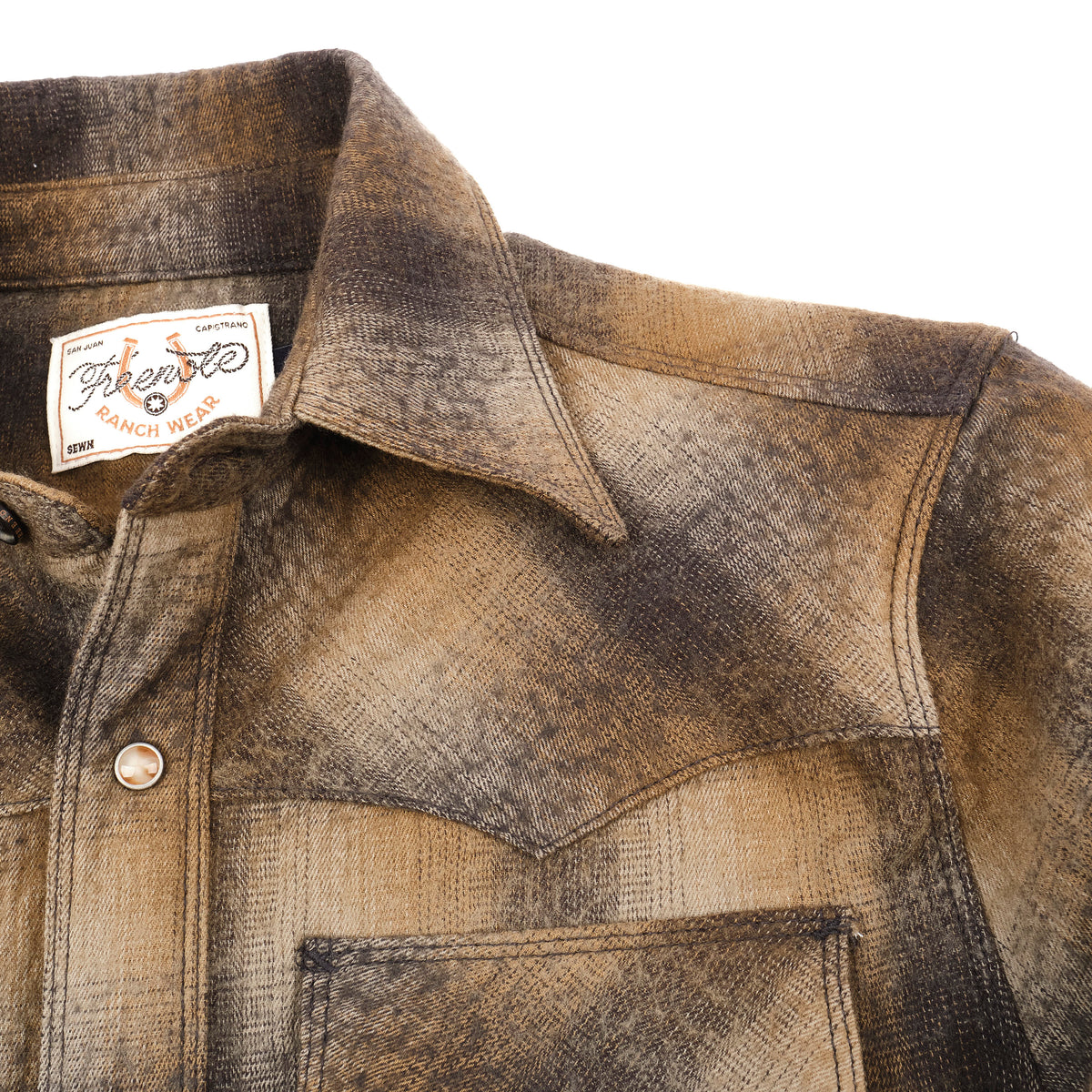 Western Scout Brown Shadow Plaid