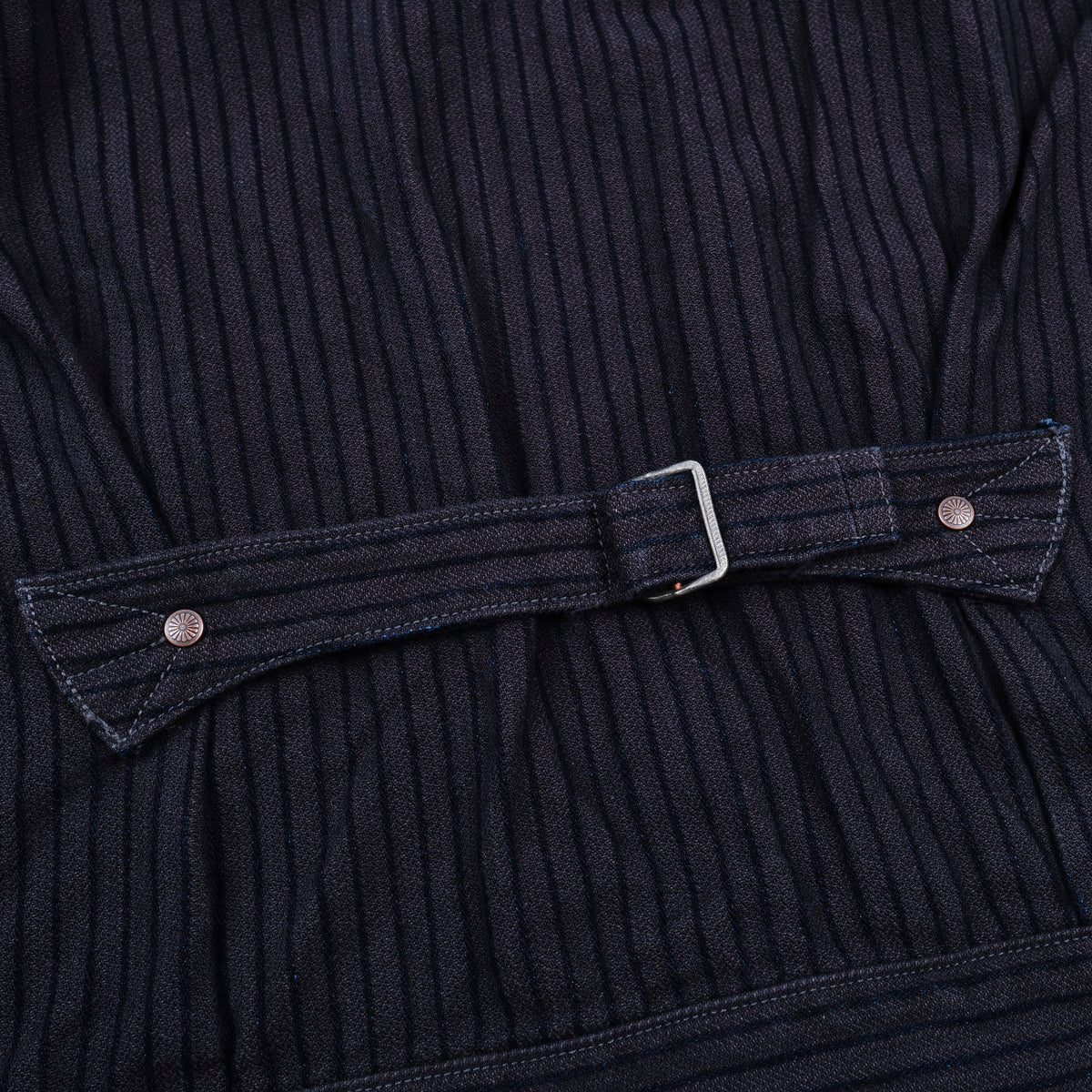 Faro Indigo Herringbone Dobby