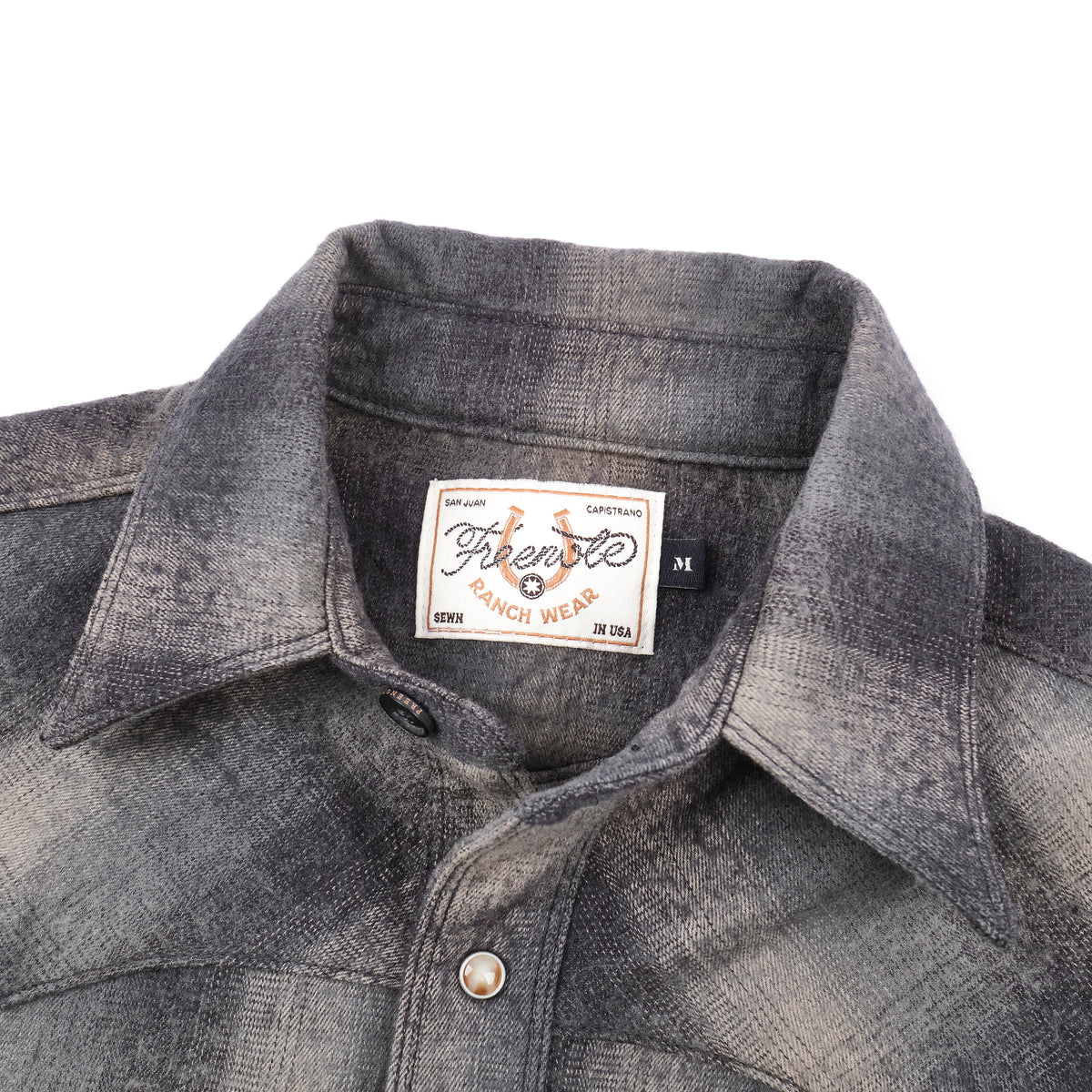 Western Scout Charcoal Shadow Plaid