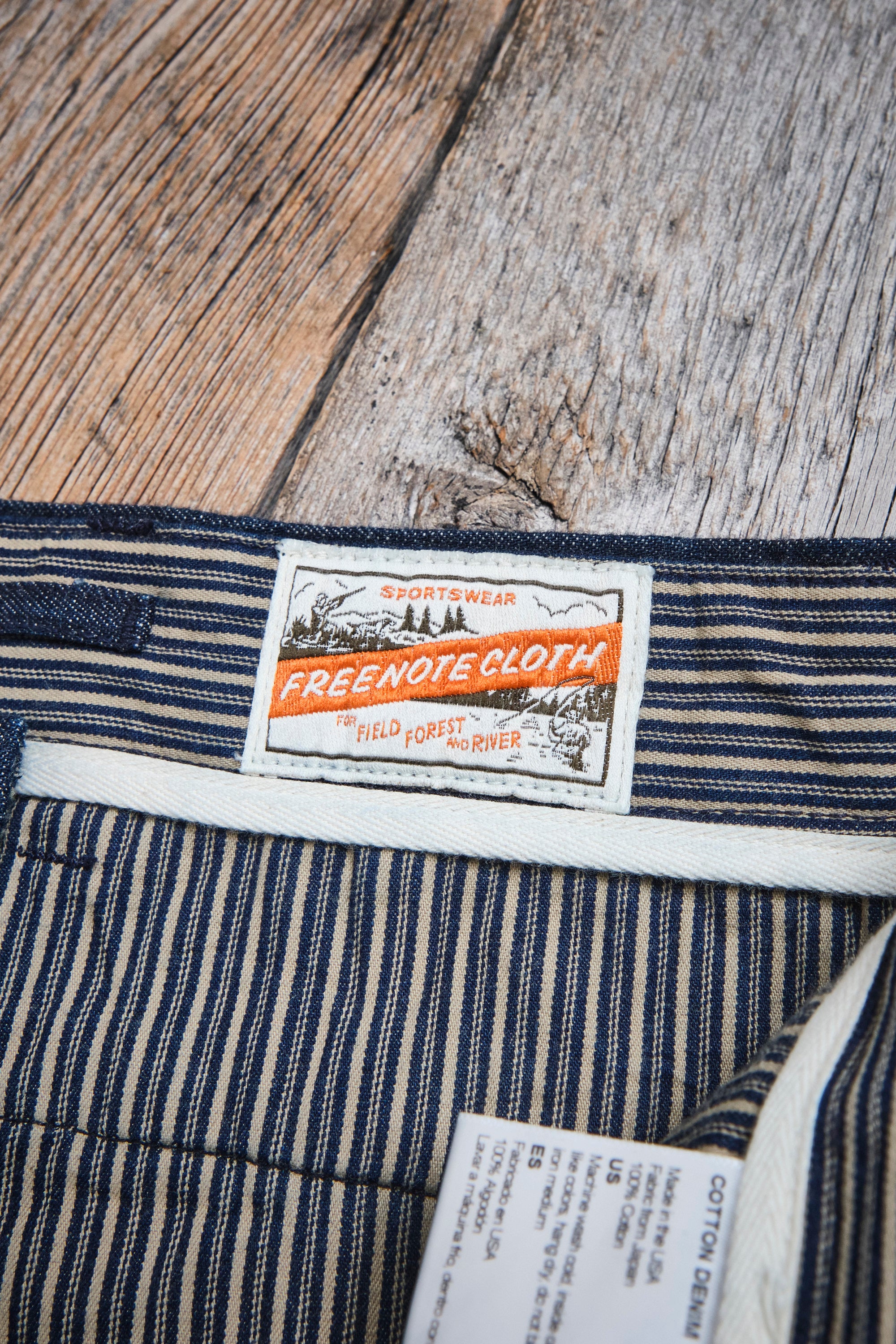 Deck Pant 11 Ounce 1900s Rinsed Denim