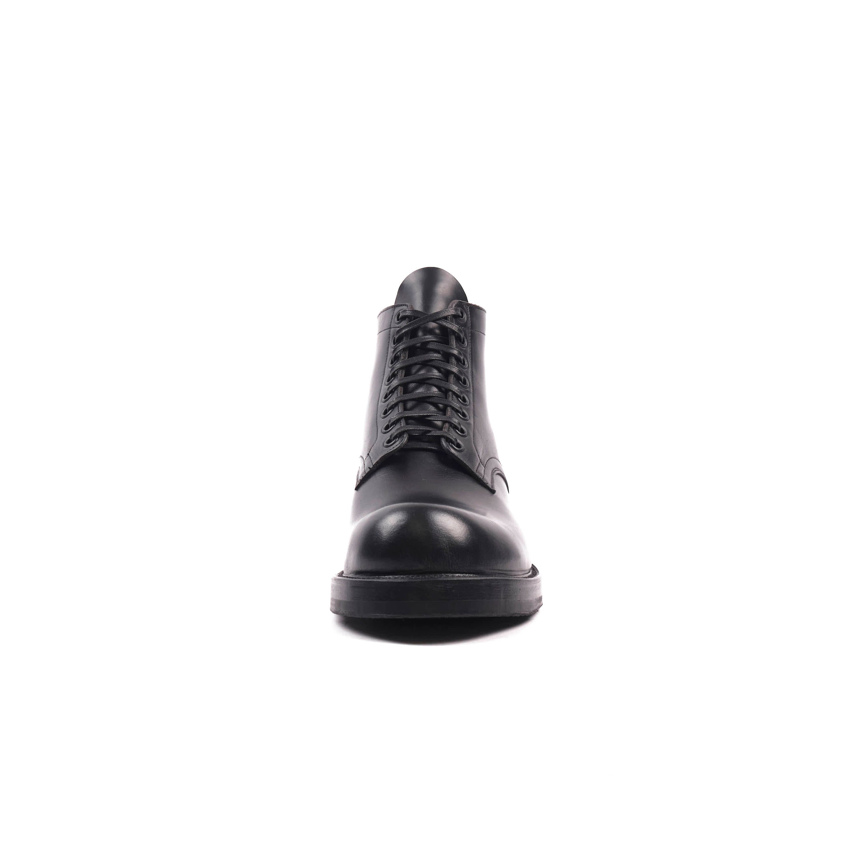 FREENOTE CLOTH X VIBERG SERVICE BOOT - HORWEEN BLACK STRUCK THROUGH CHROMEXCEL