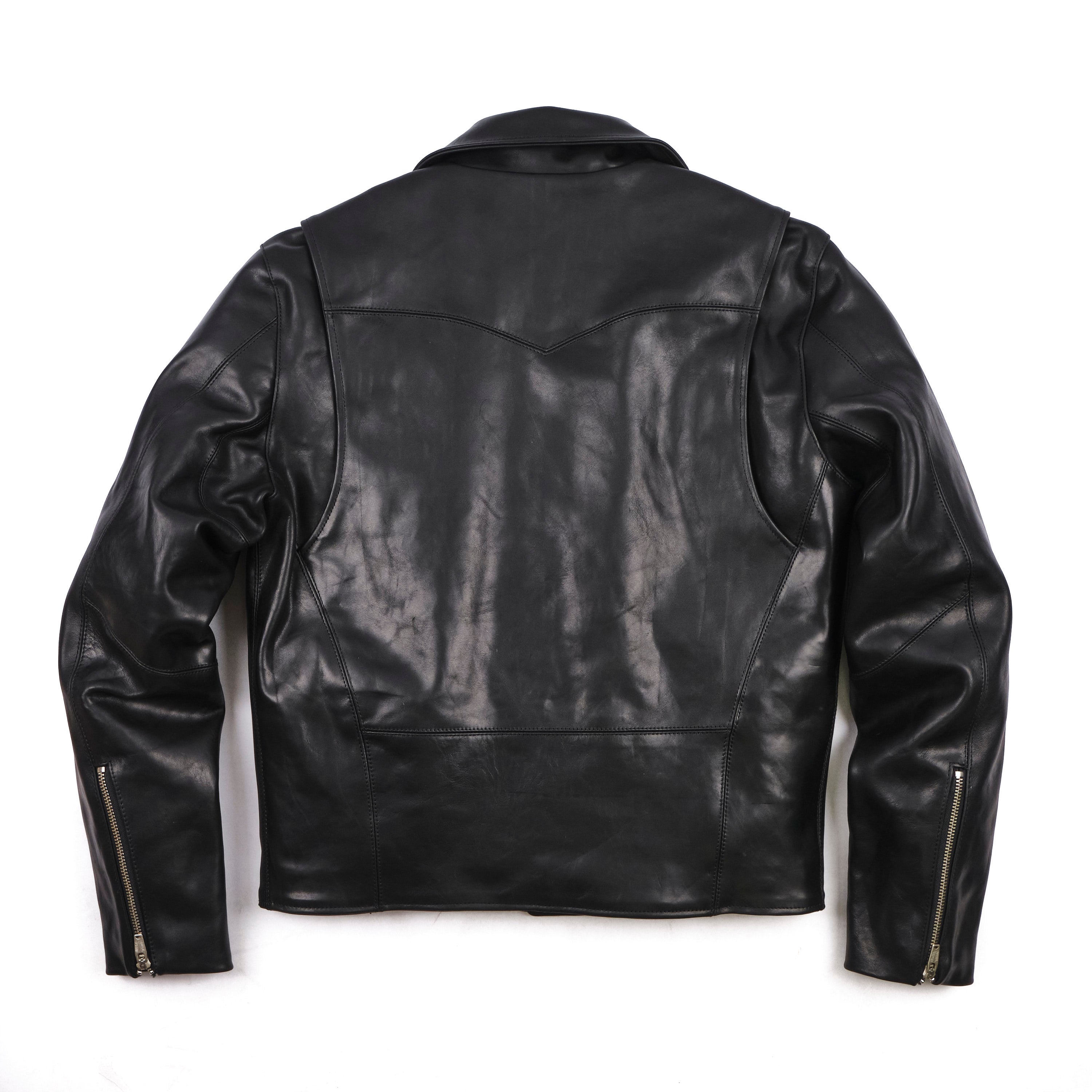 Mooch Moto Jacket | Black Bull Leather