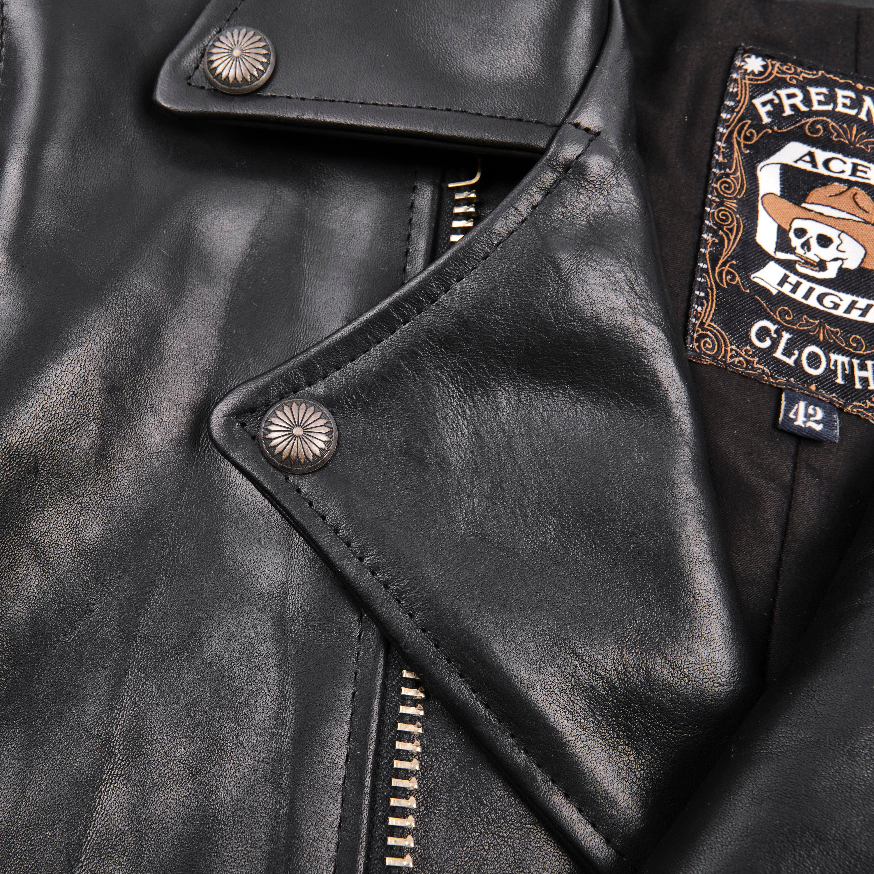 Mooch Moto Jacket | Black Bull Leather