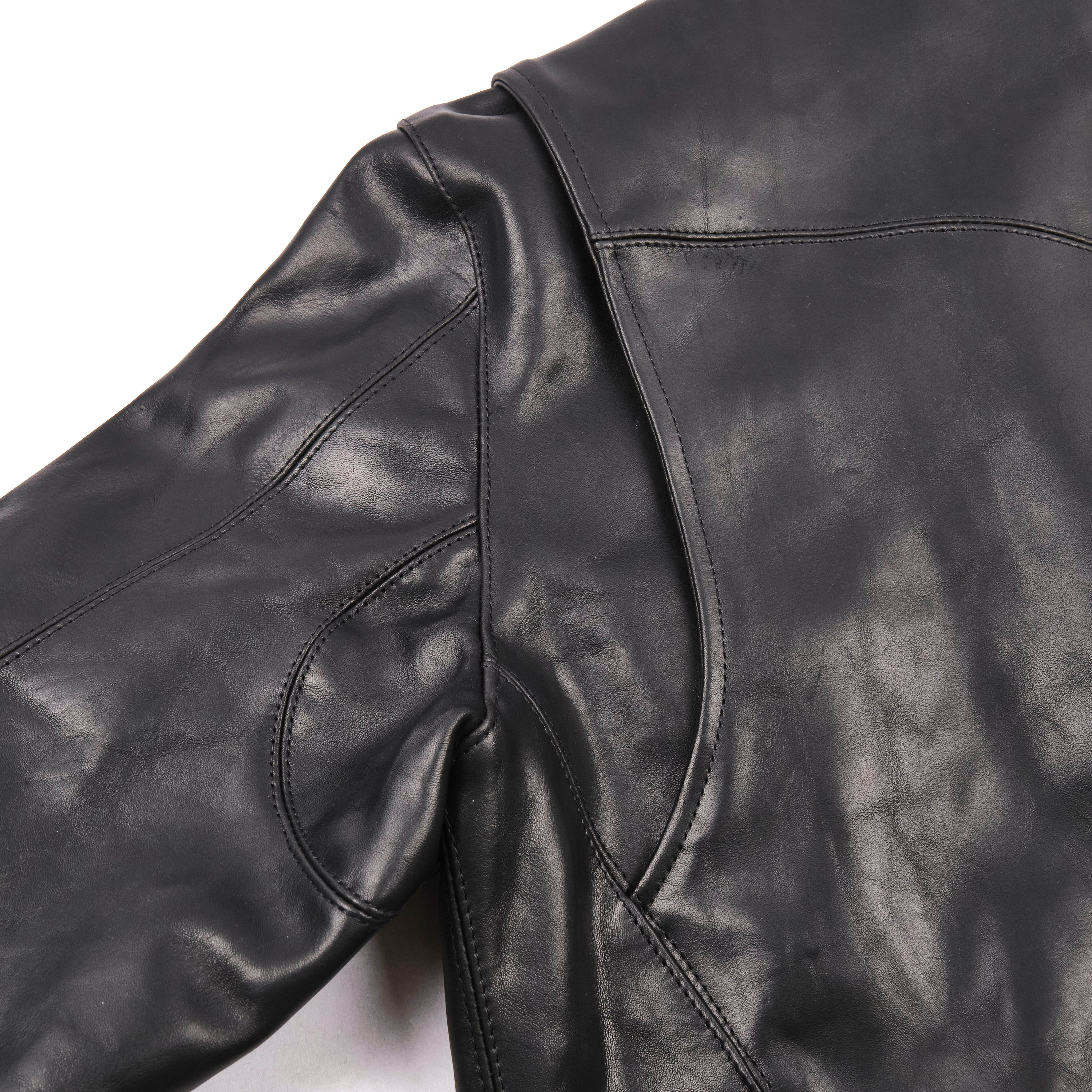 Mooch Moto Jacket | Black Bull Leather