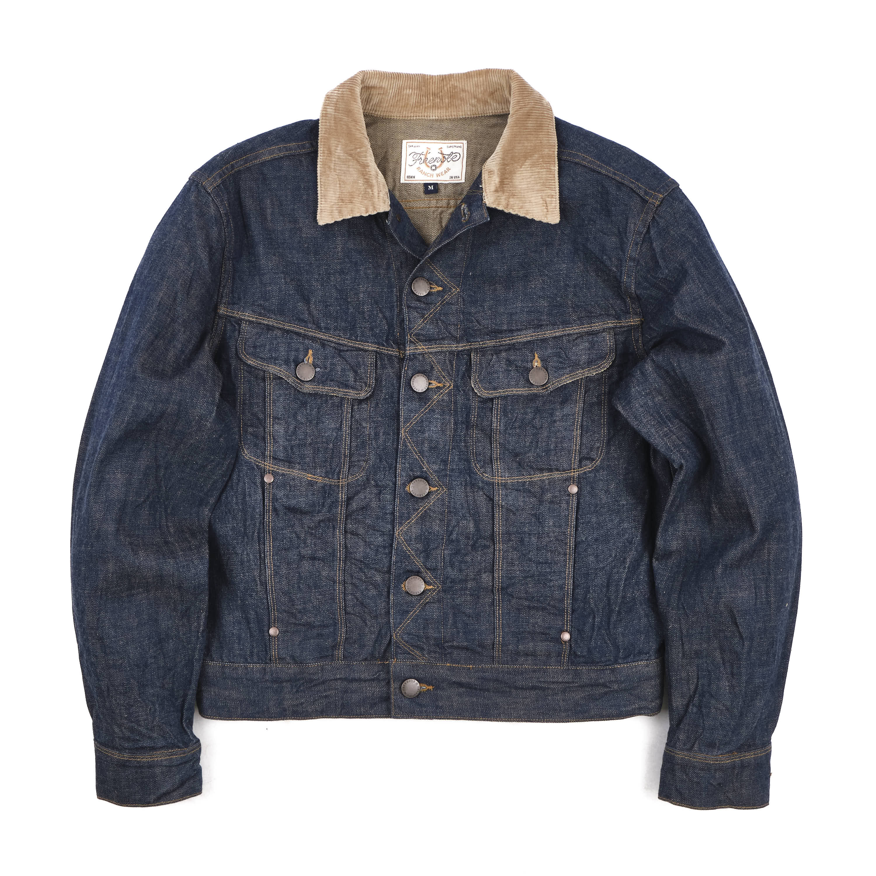 High Low | 13 Ounce Natural Indigo Rinsed