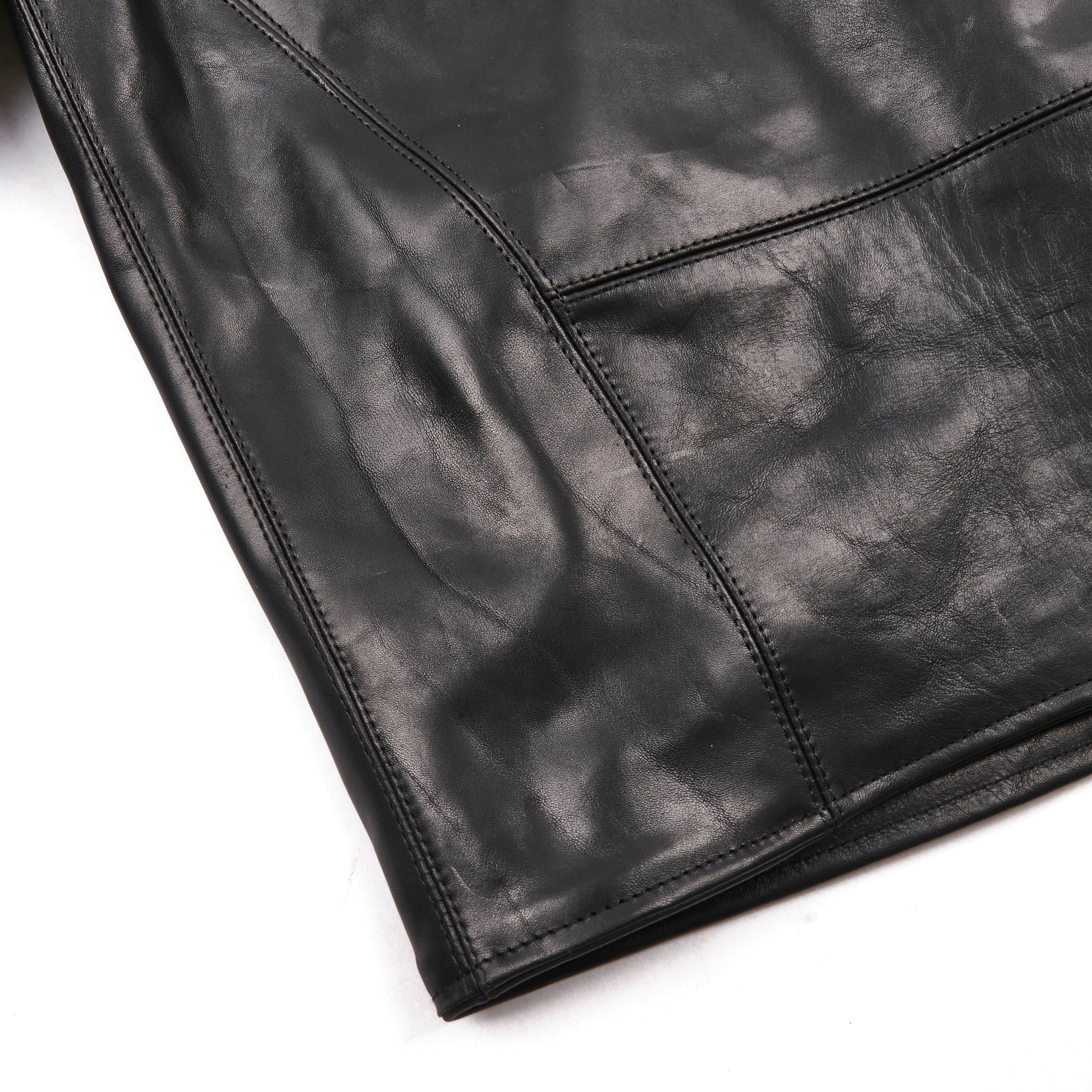 Mooch Moto Jacket | Black Bull Leather