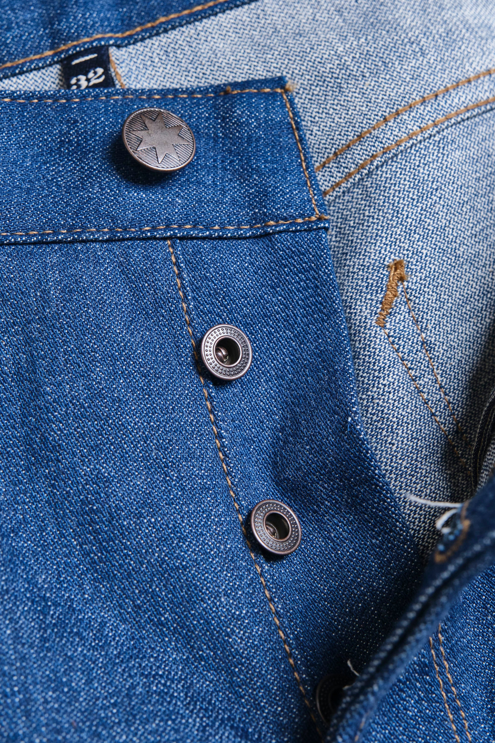 パンツ VIH20A loose fit oil coating denim Wilkes | 12 ounce
