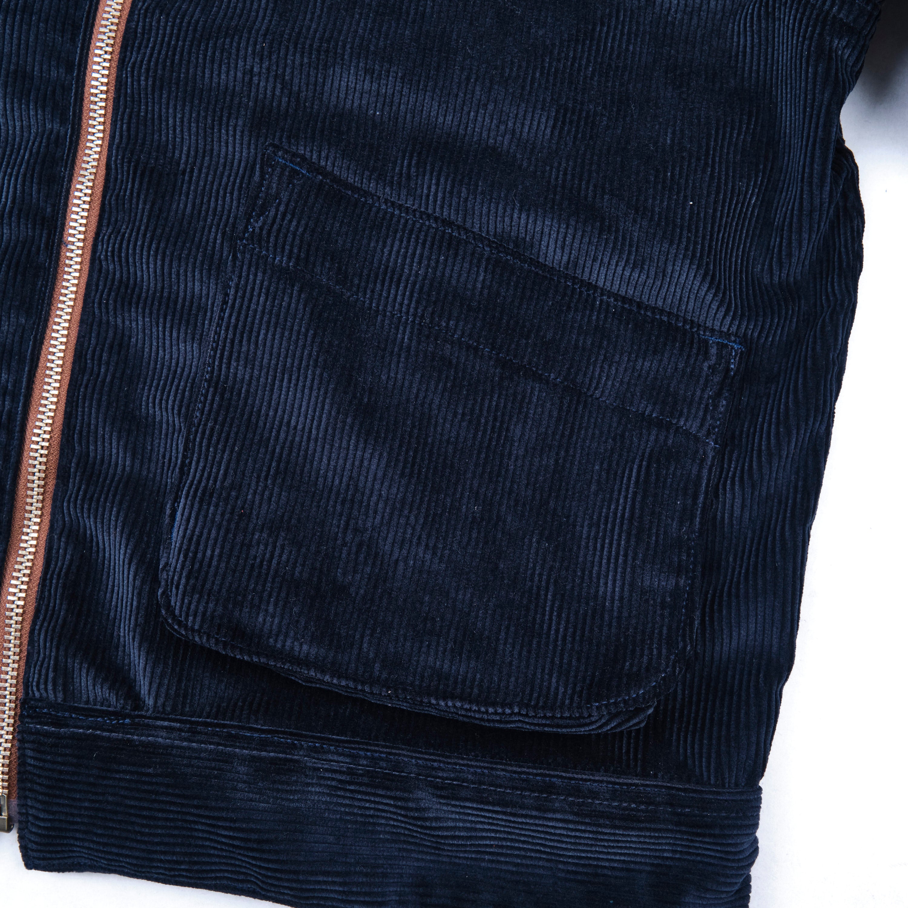 Meeks Jacket Navy Corduroy