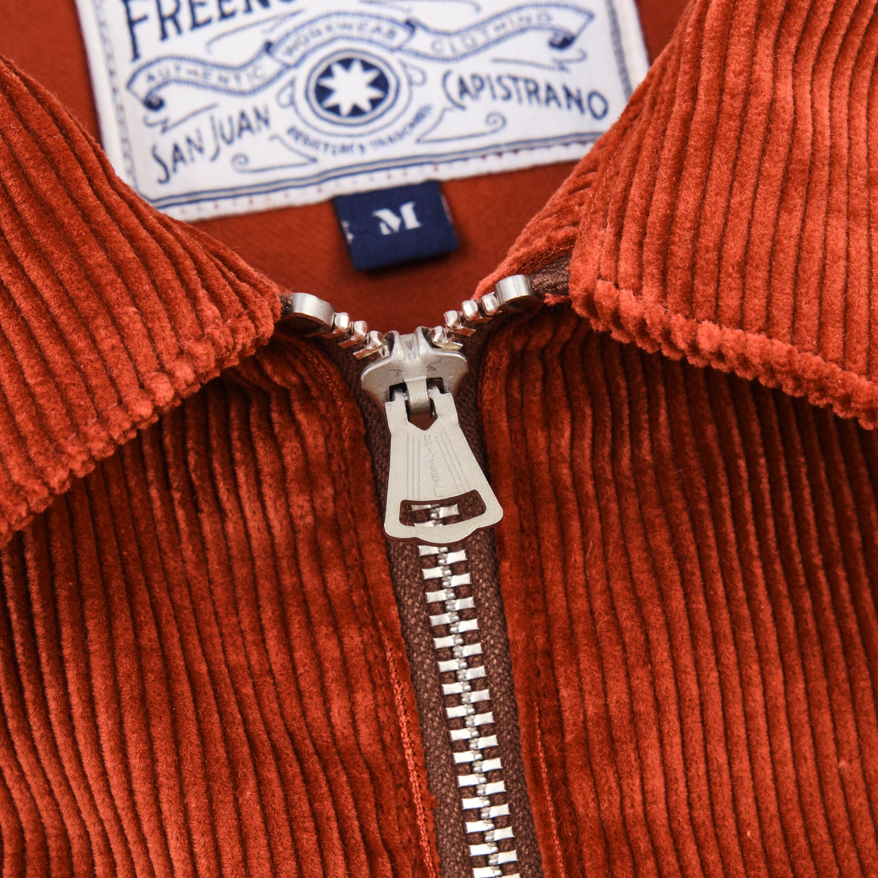 Meeks Jacket Terracotta Corduroy