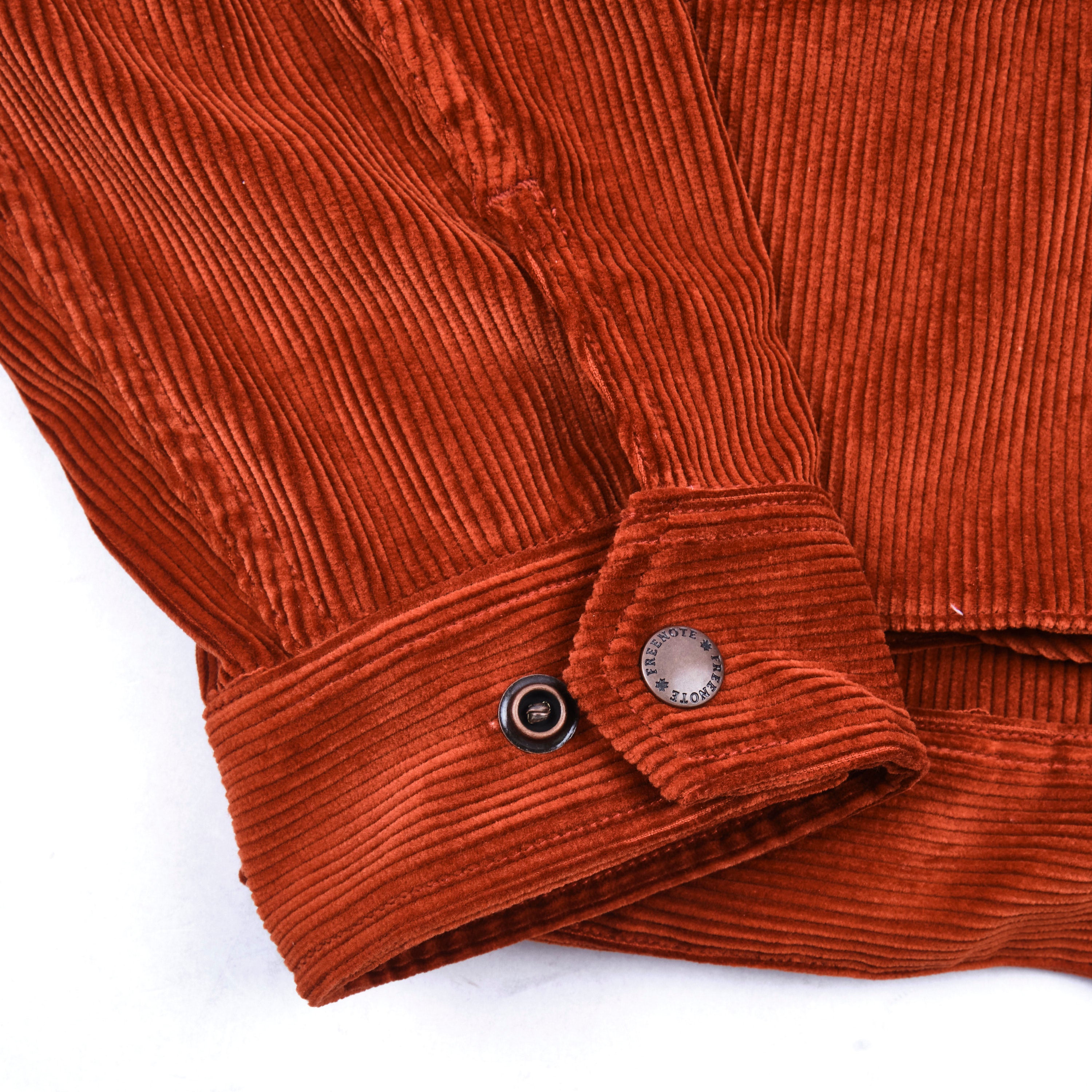 Meeks Jacket Terracotta Corduroy
