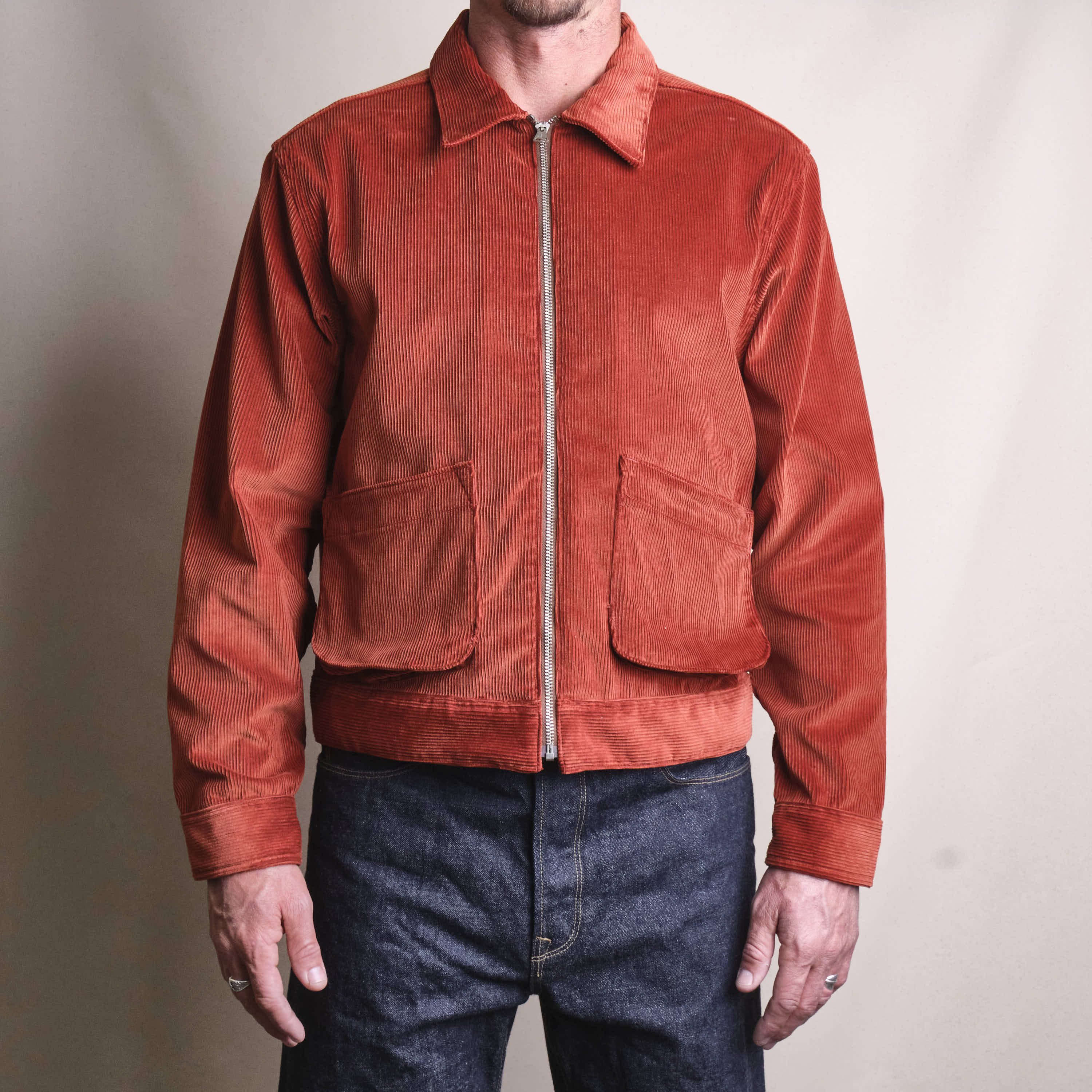 Meeks Jacket | Terracotta Corduroy