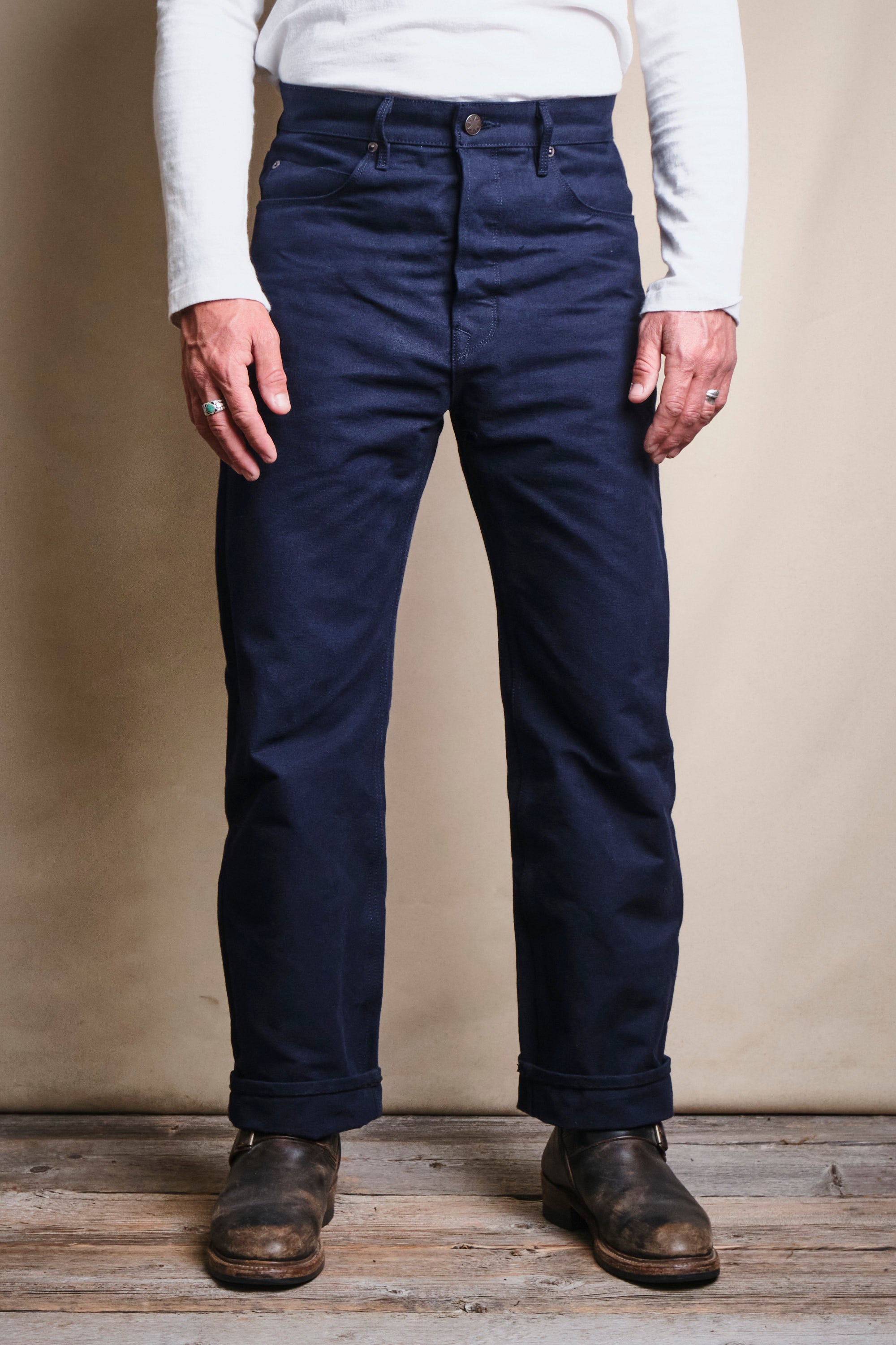 Modesto 15 Ounce Navy Canvas
