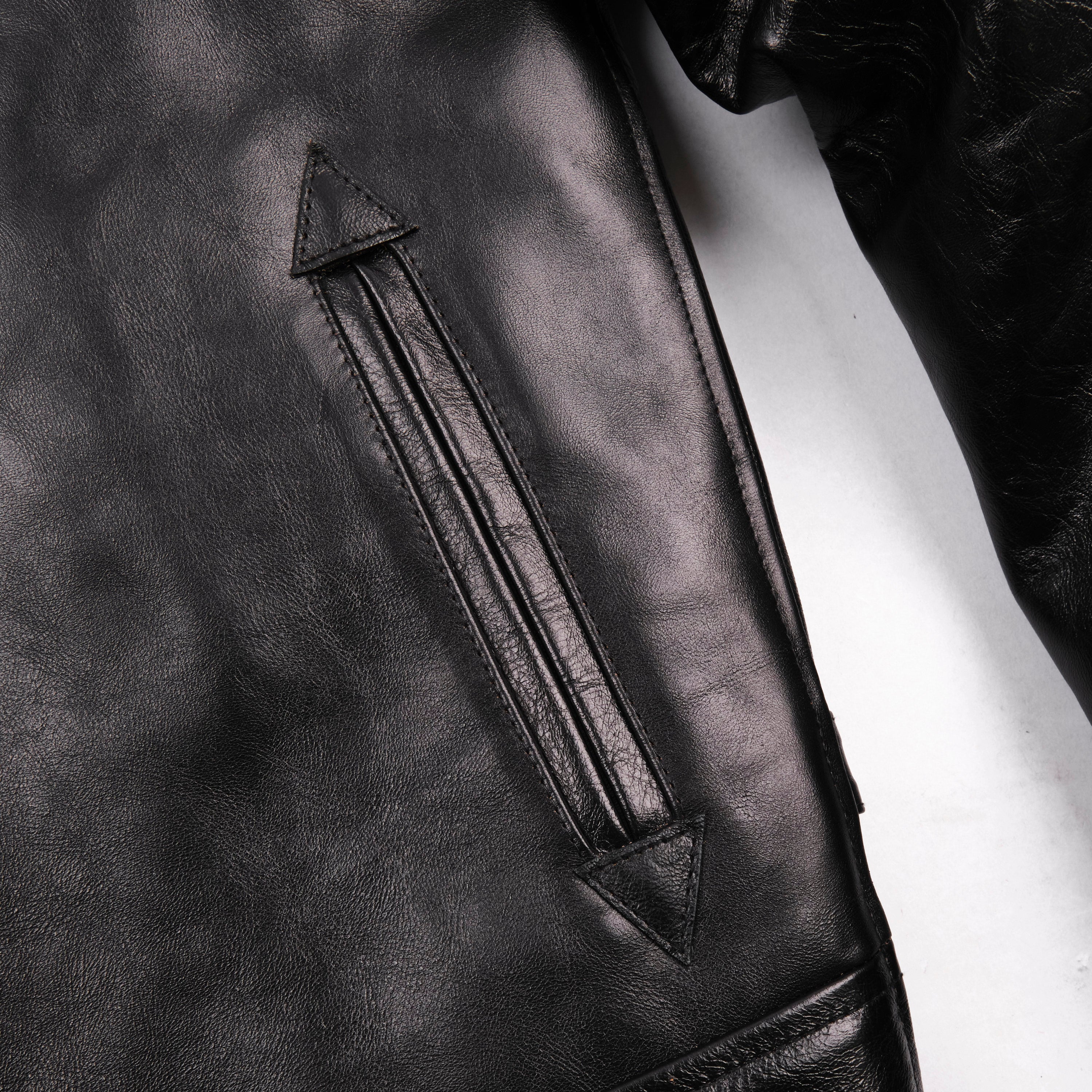 Locklin Black Horsehide