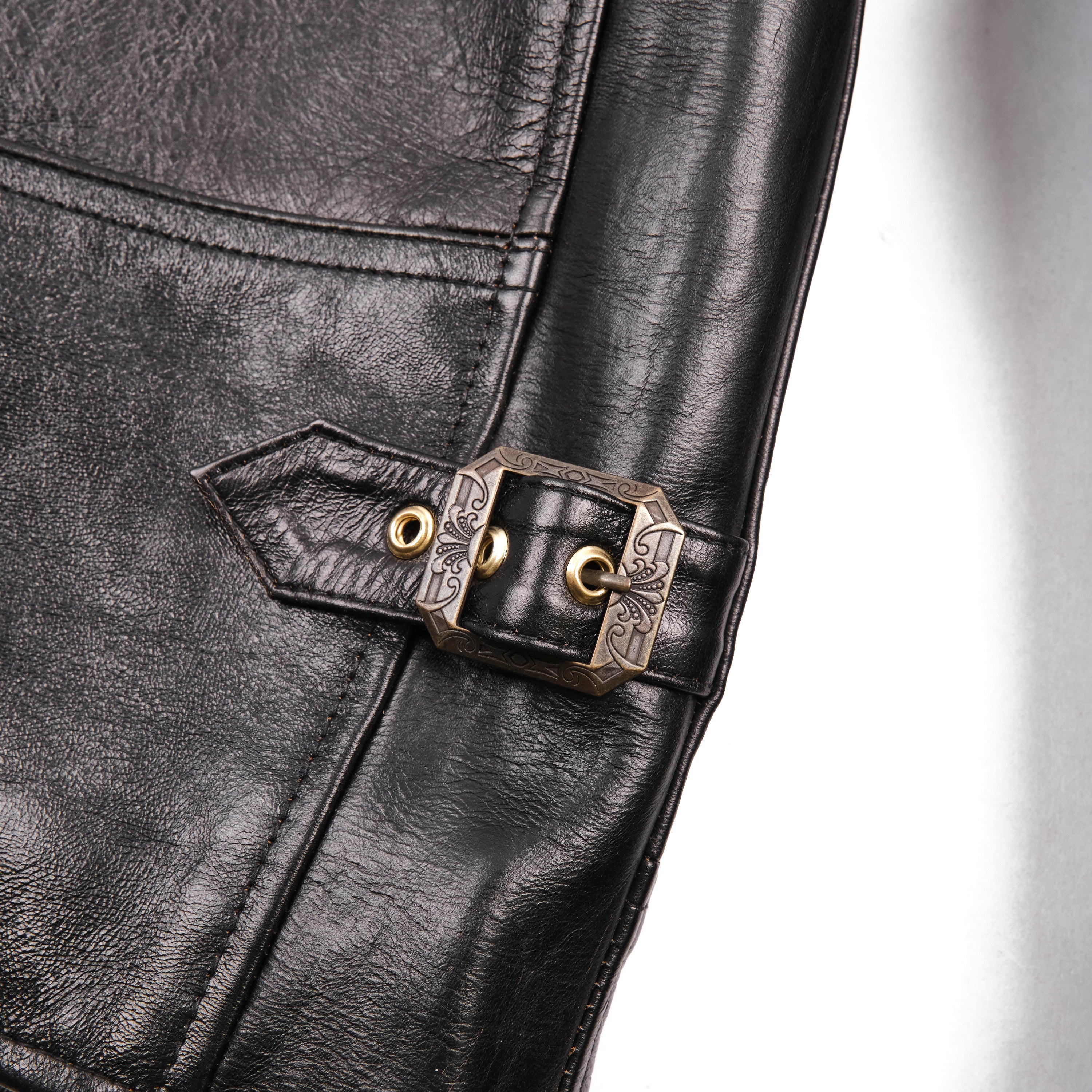 Locklin Black Horsehide