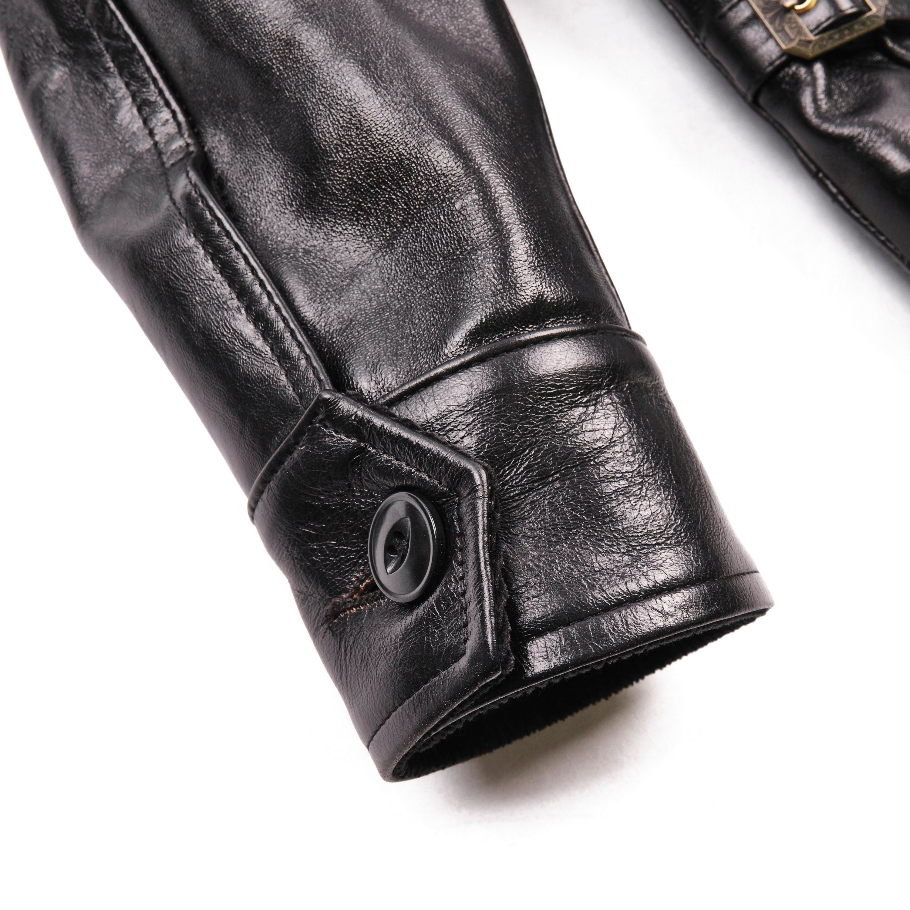 Locklin Black Horsehide