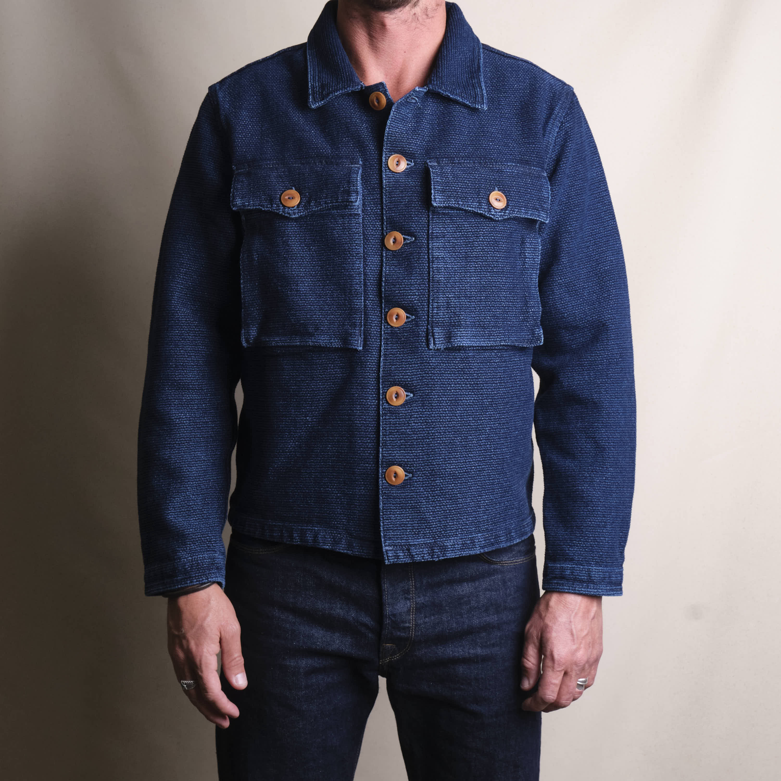 Midway | Indigo Sashiko Single Rinsed