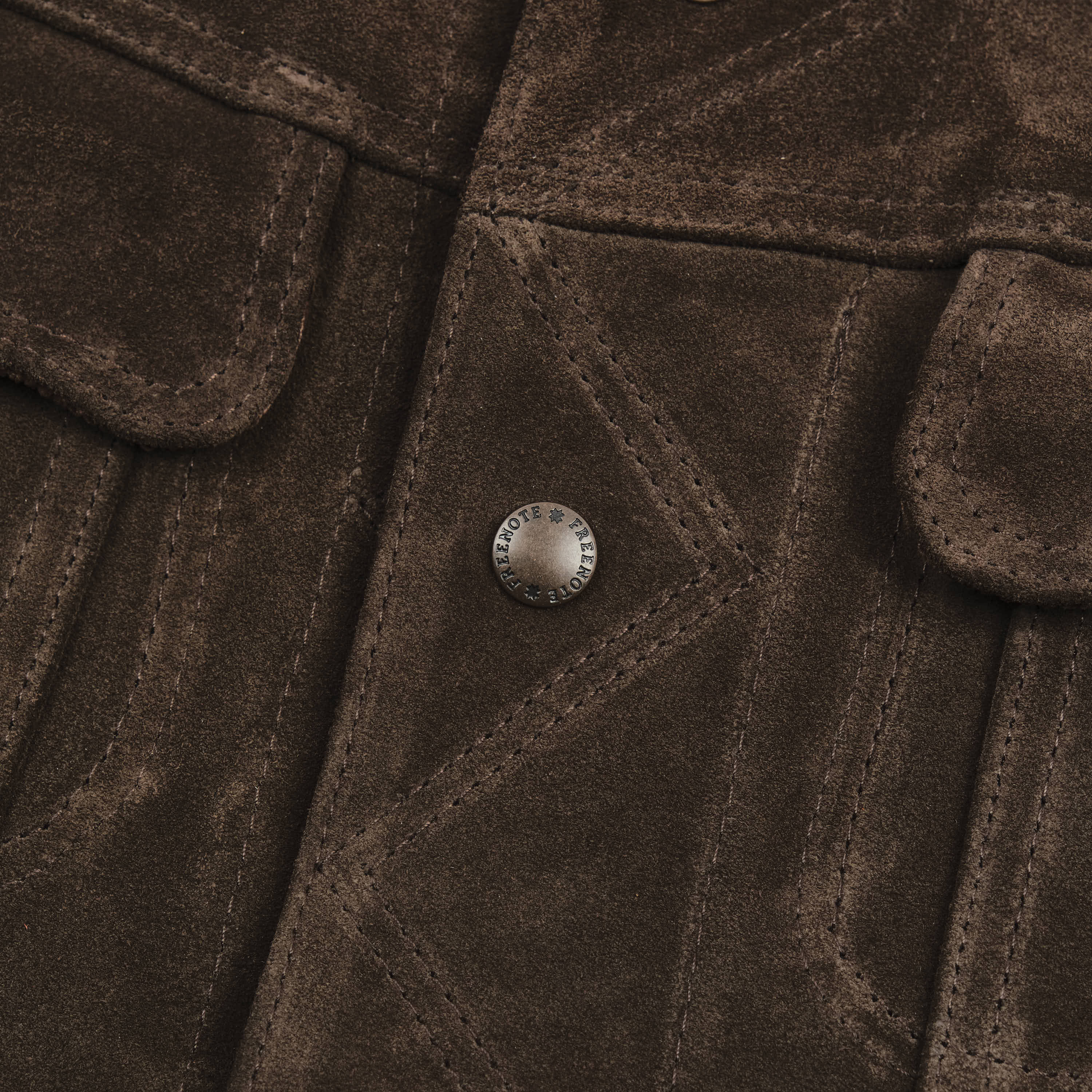 High Low | 1.4mm Chocolate Suede Jacket