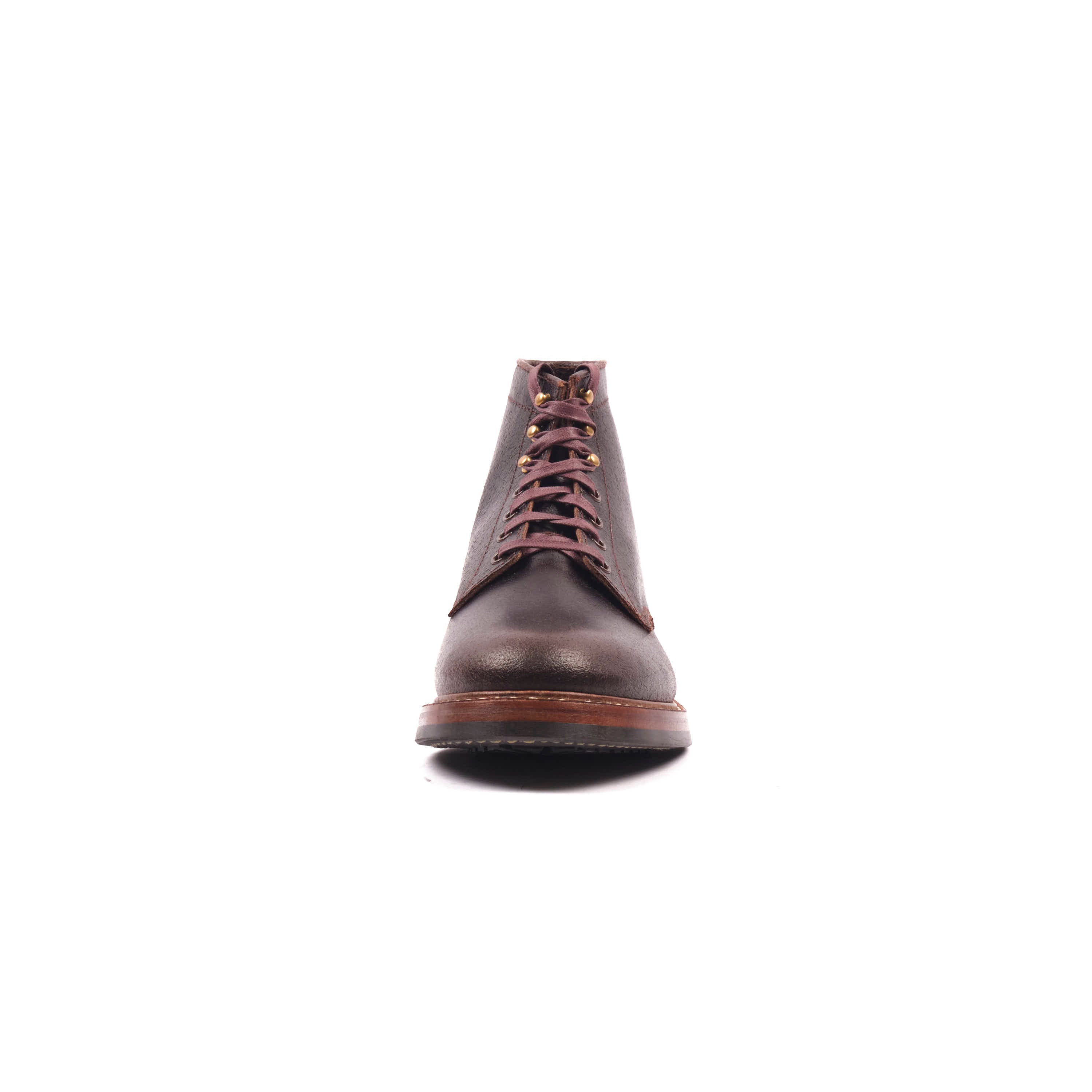 John Lofgren El Capitan Boots | Horween Dark Brown Waxed Flesh