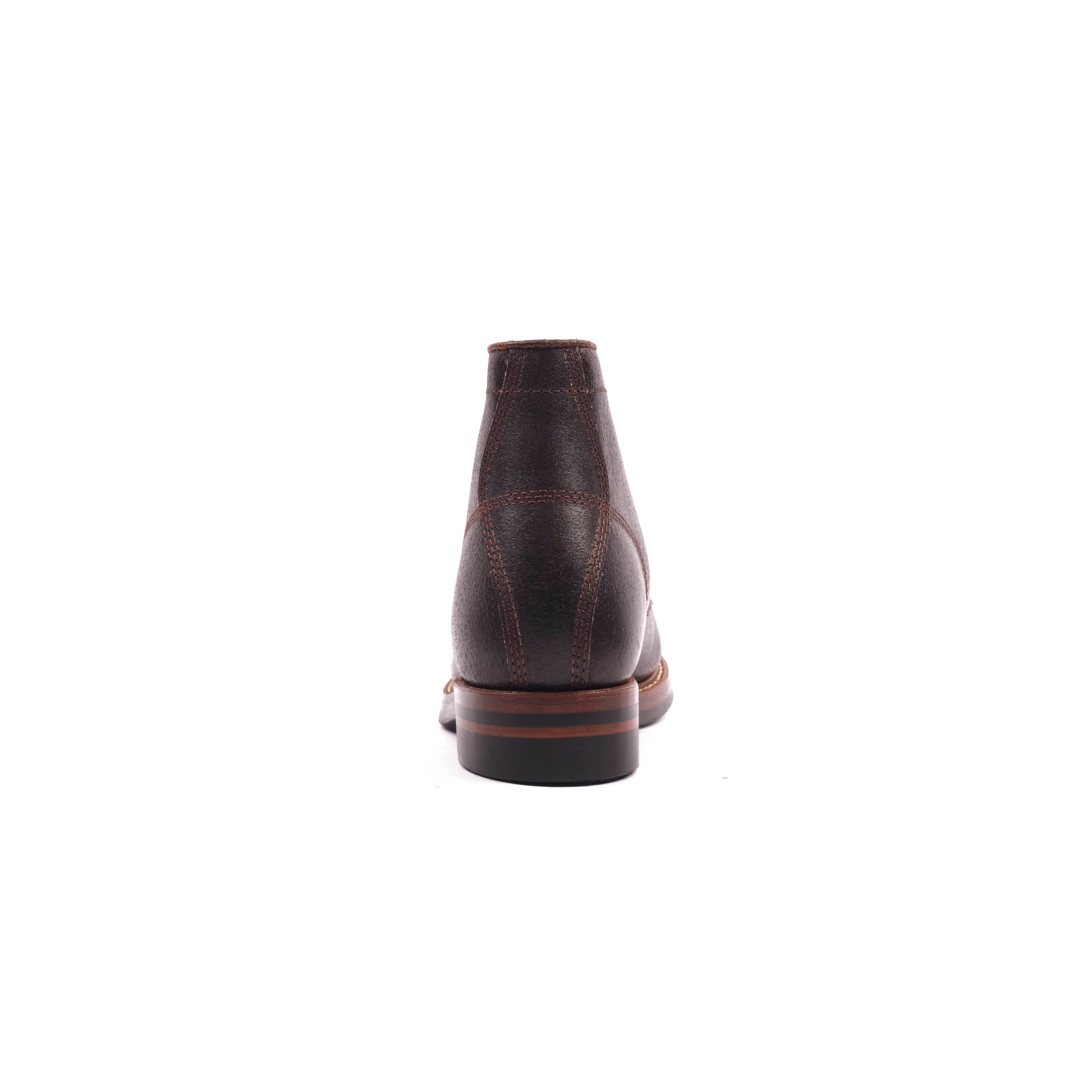 John Lofgren El Capitan Boots | Horween Dark Brown Waxed Flesh