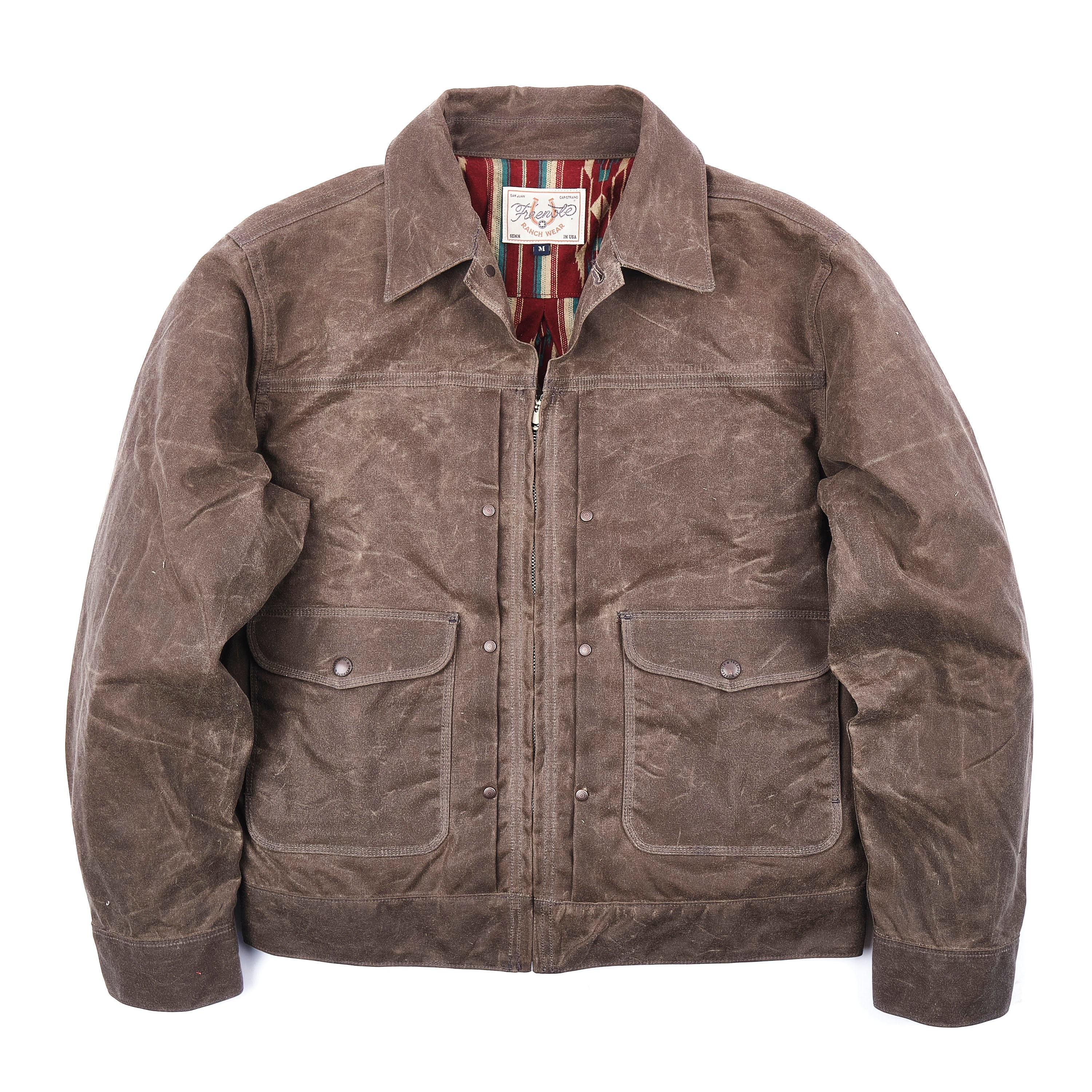 Faro Jacket 10 Ounce Oak Waxed Canvas
