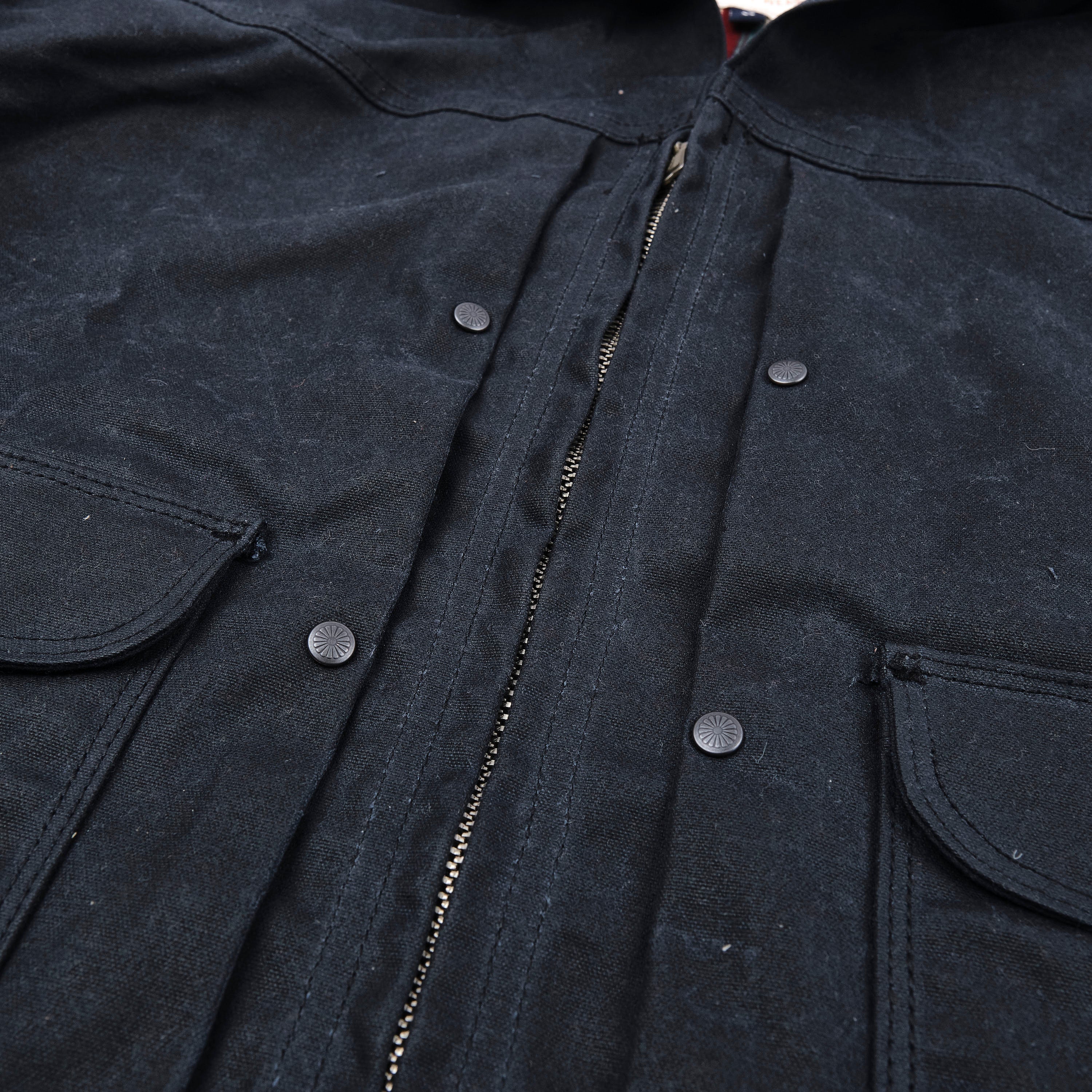 Faro Jacket 10 Ounce Black Waxed Canvas