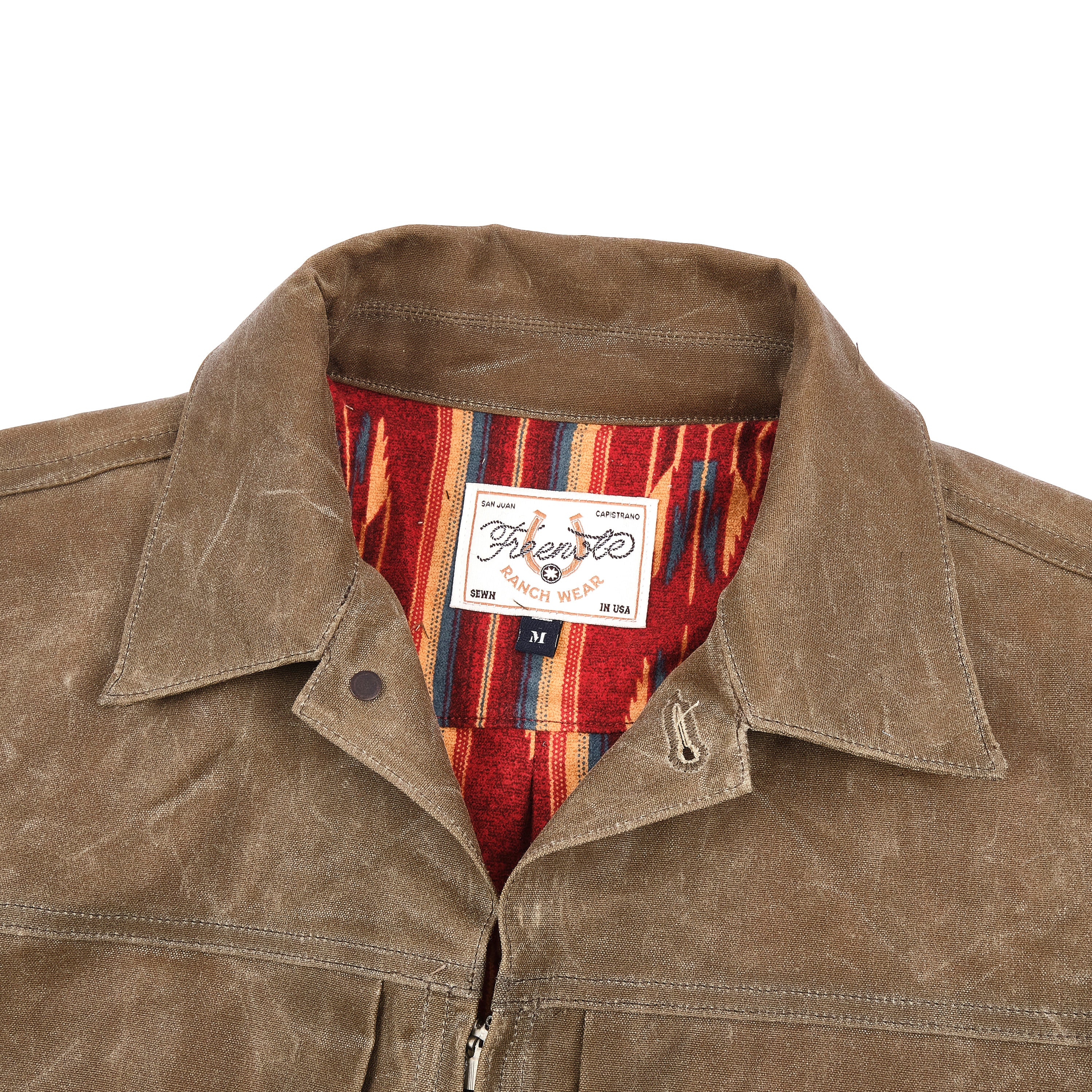 Faro Jacket 10 Ounce Tobacco Waxed Canvas