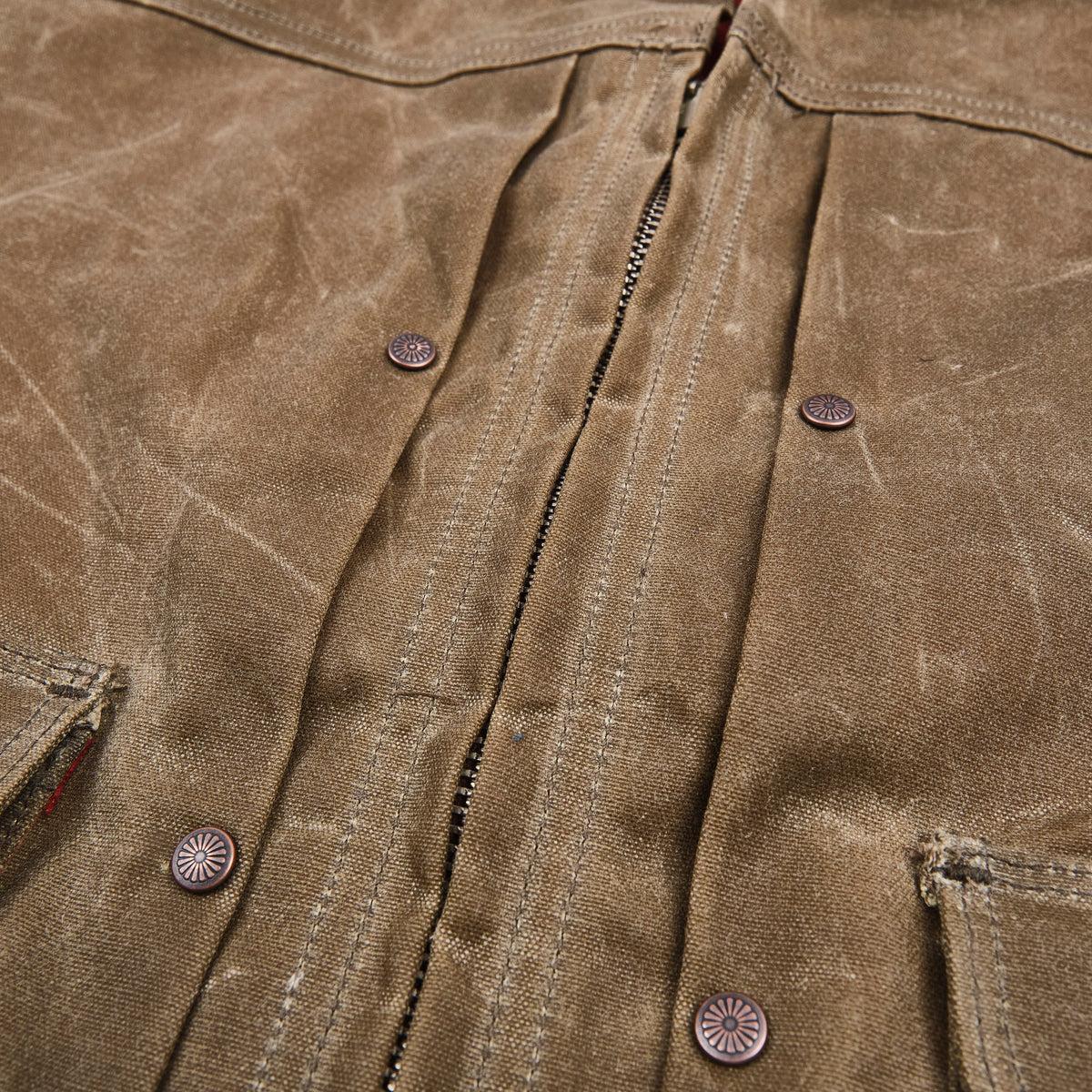 Faro Jacket 10 Ounce Tobacco Waxed Canvas