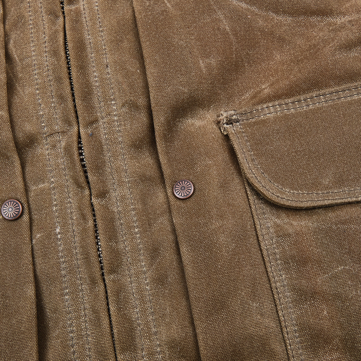Faro Jacket 10 Ounce Tobacco Waxed Canvas