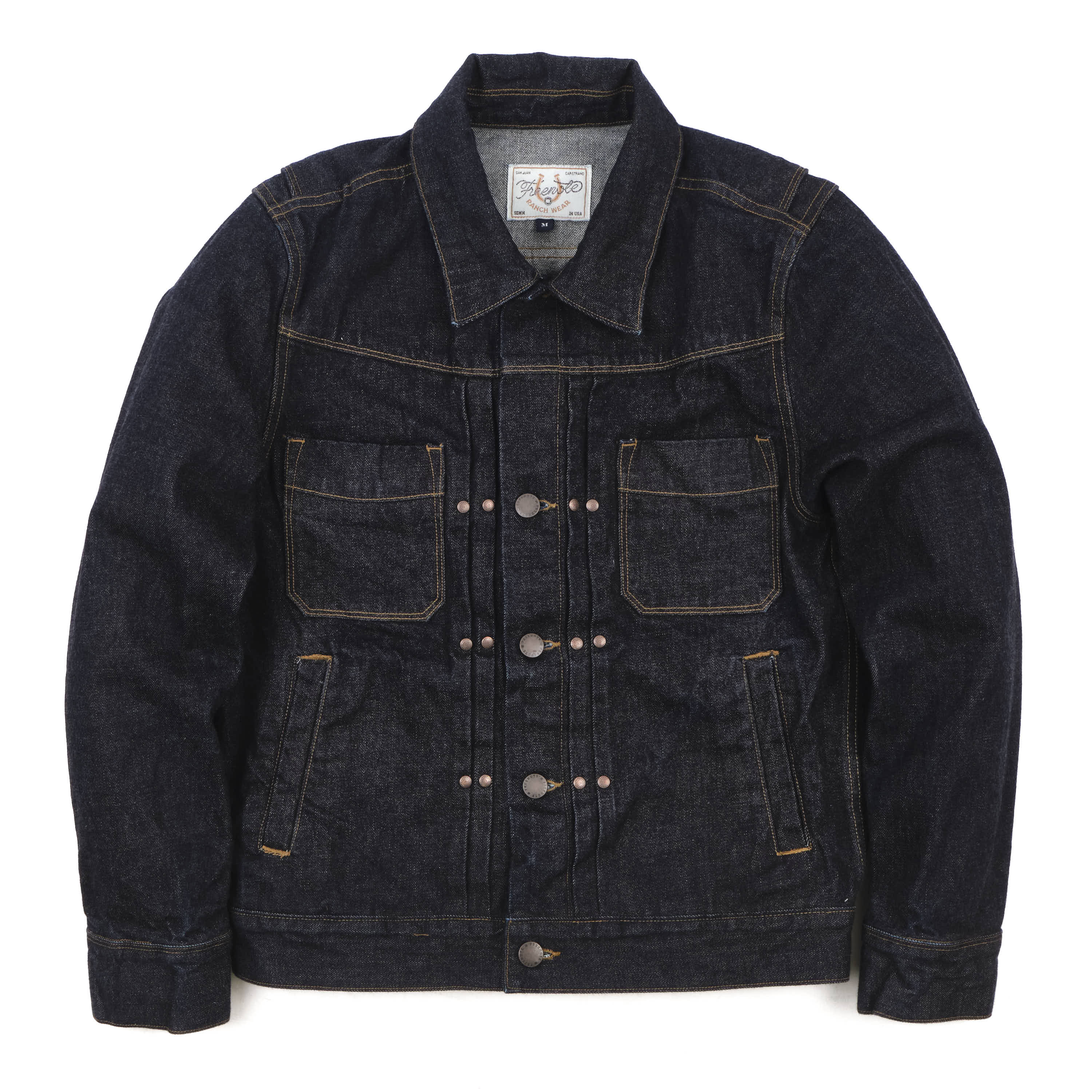 Riders Jacket | 15 Ounce Unsinged Rinsed