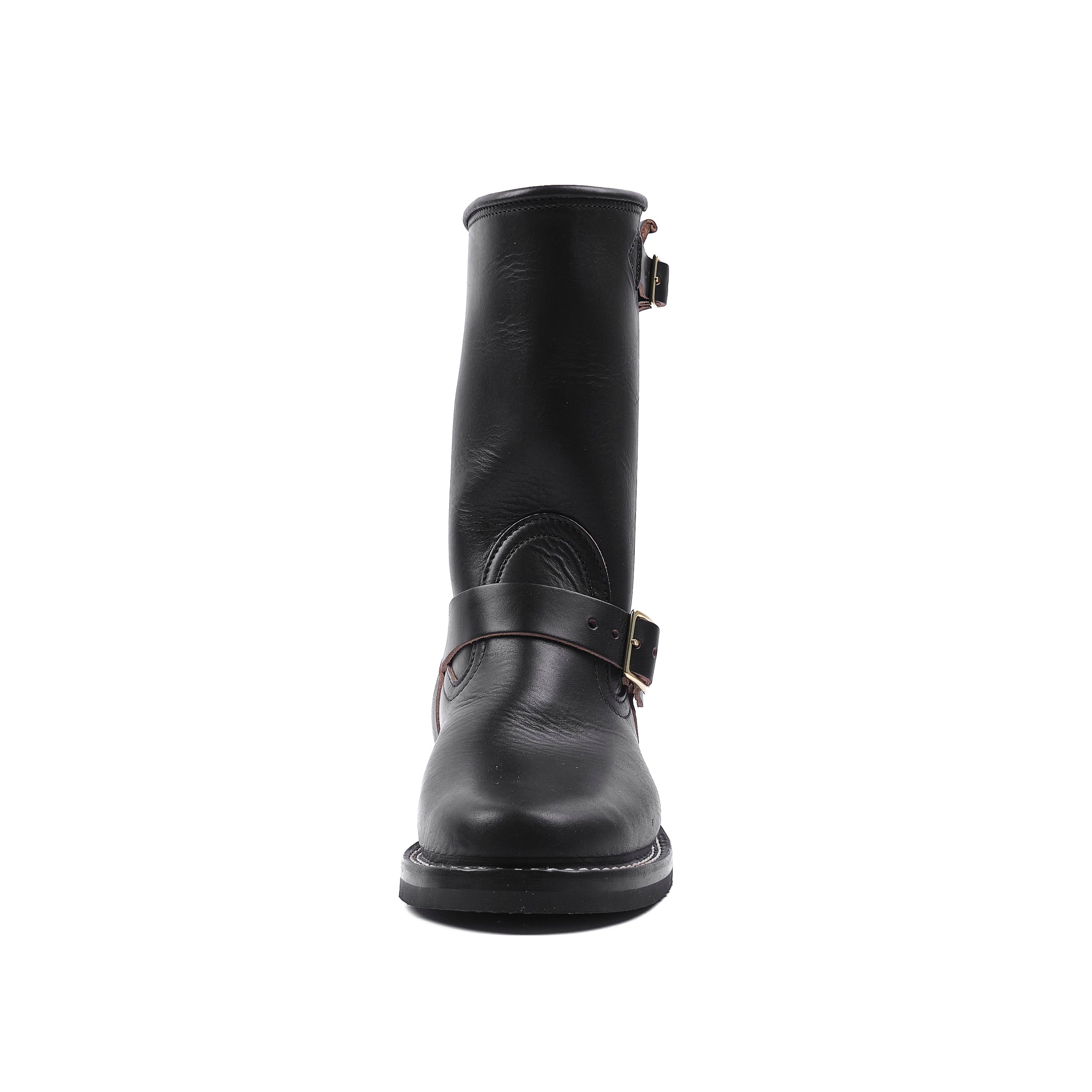 NICKS BOOTS - THE BRAKEMAN 1925 ENGINEER - HORWEEN BLACK CHROMEXCEL