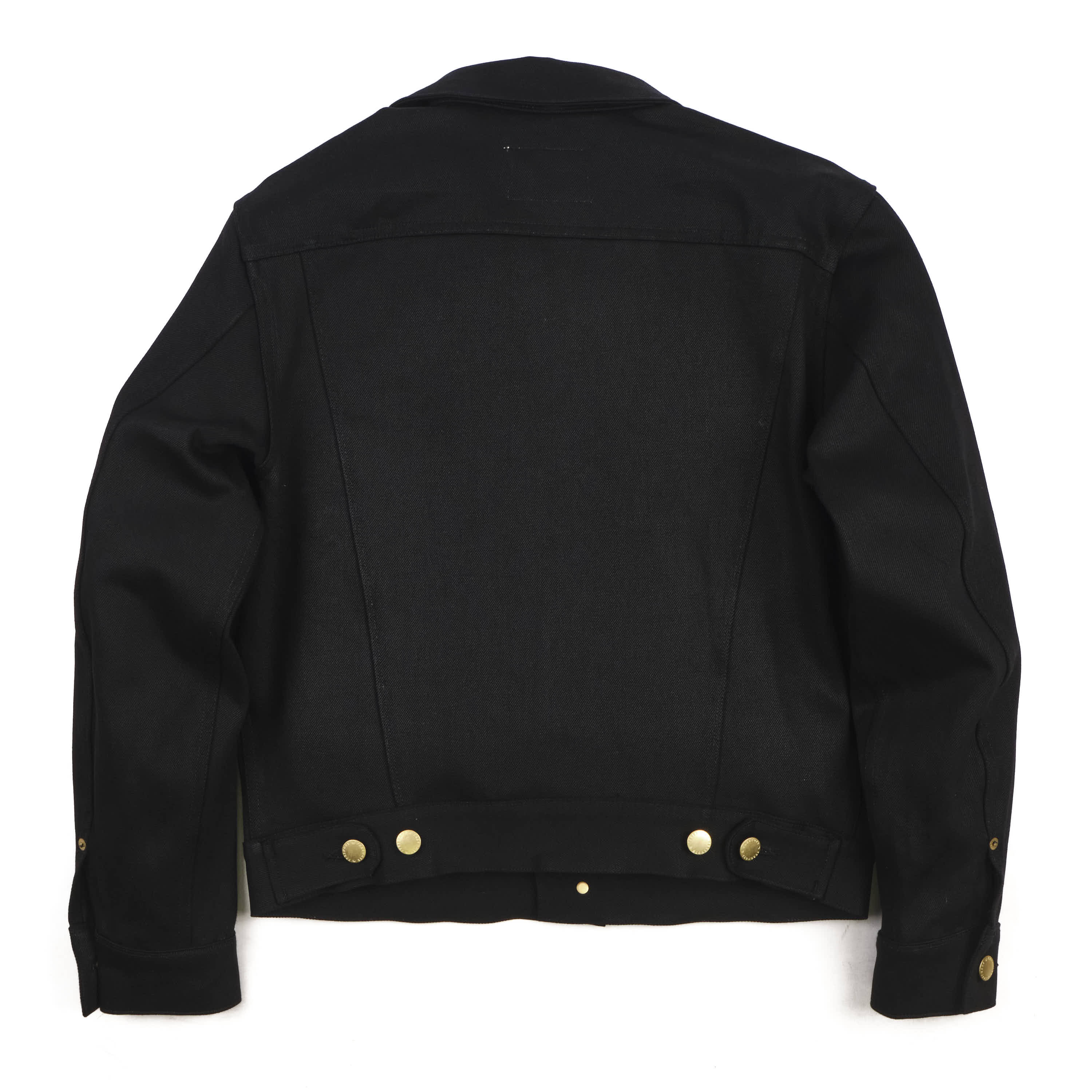 High Low | 15.75 Ounce Black Denim Jacket